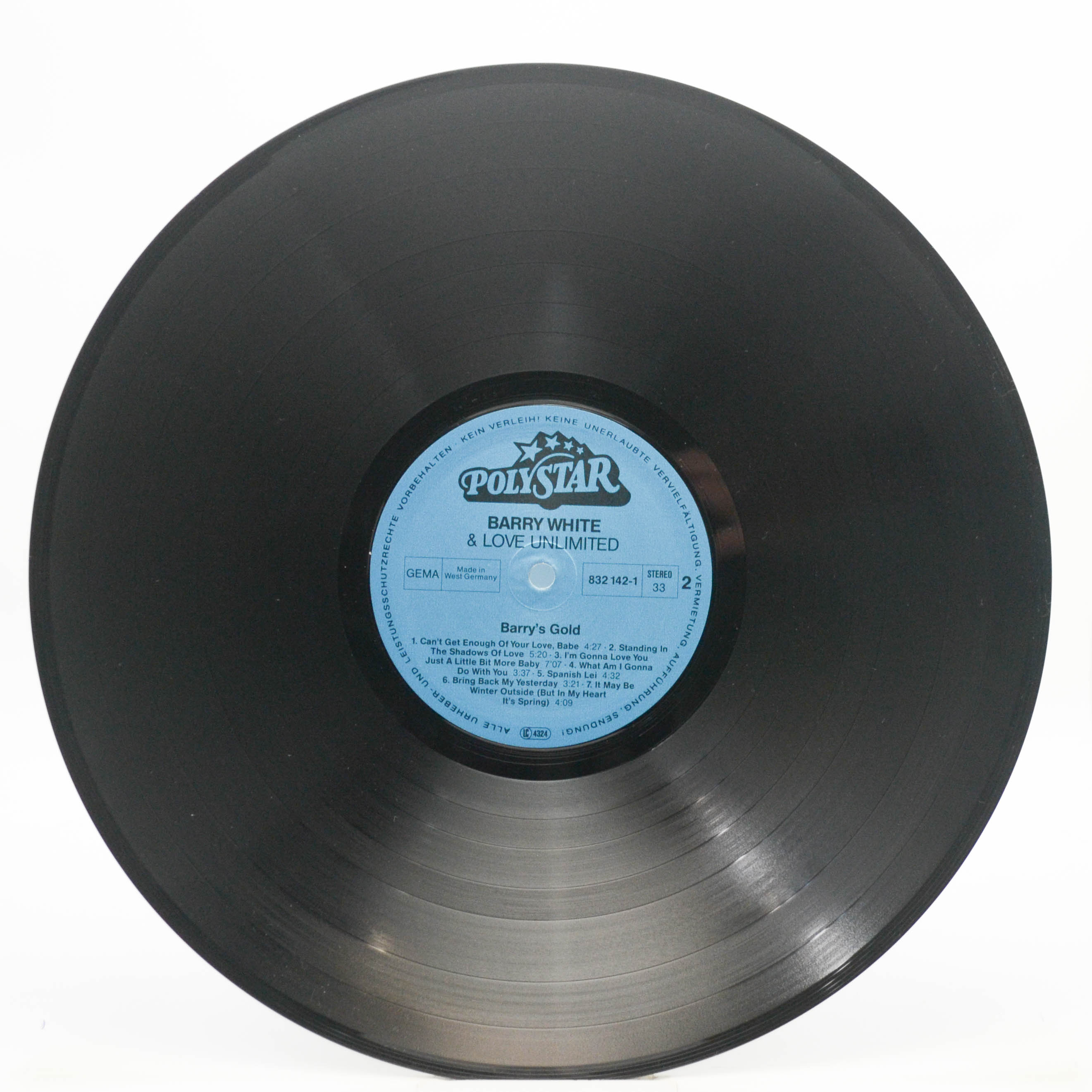 Barry White And Love Unlimited — Barry's Gold, 1988