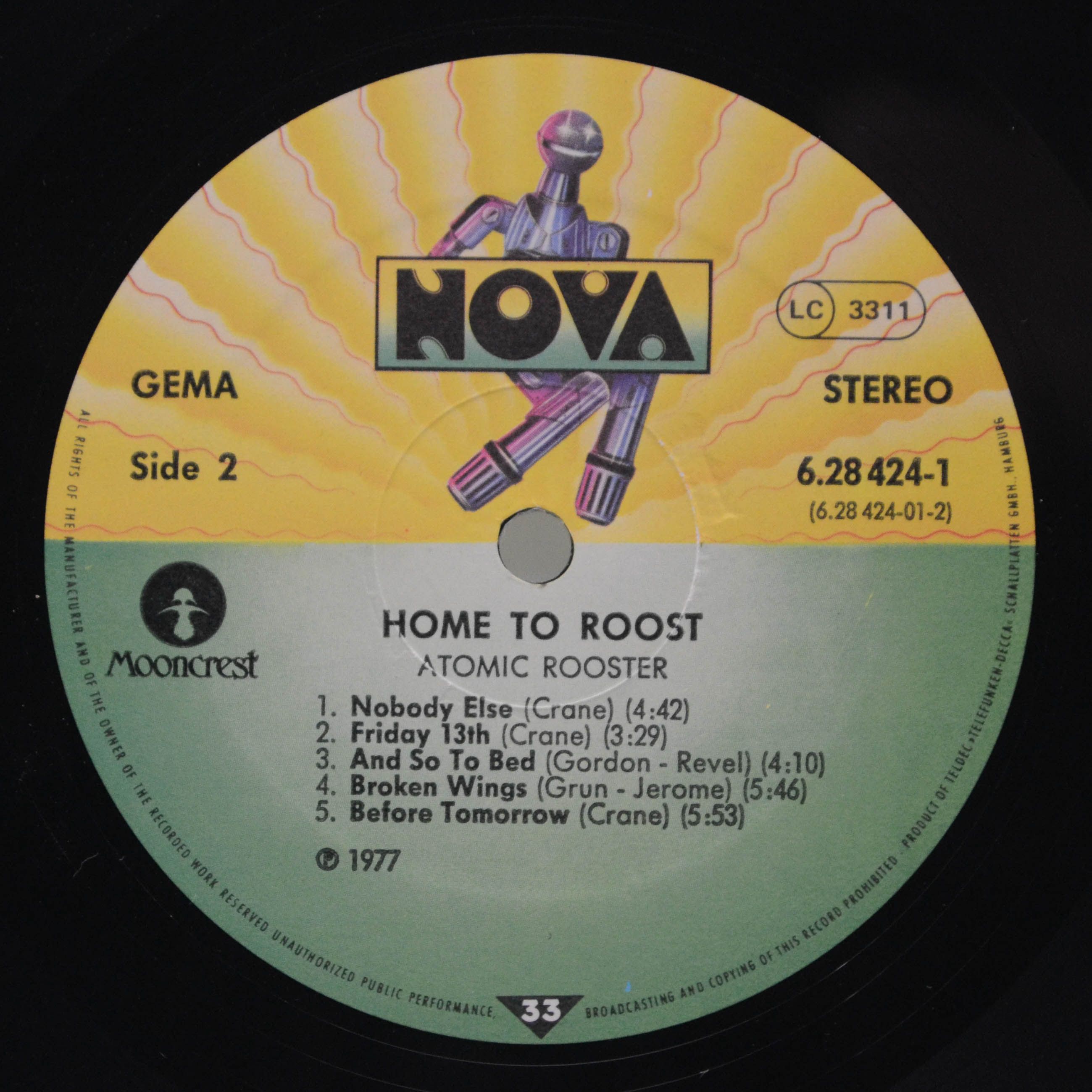 Atomic Rooster — Home To Roost (2LP), 1977