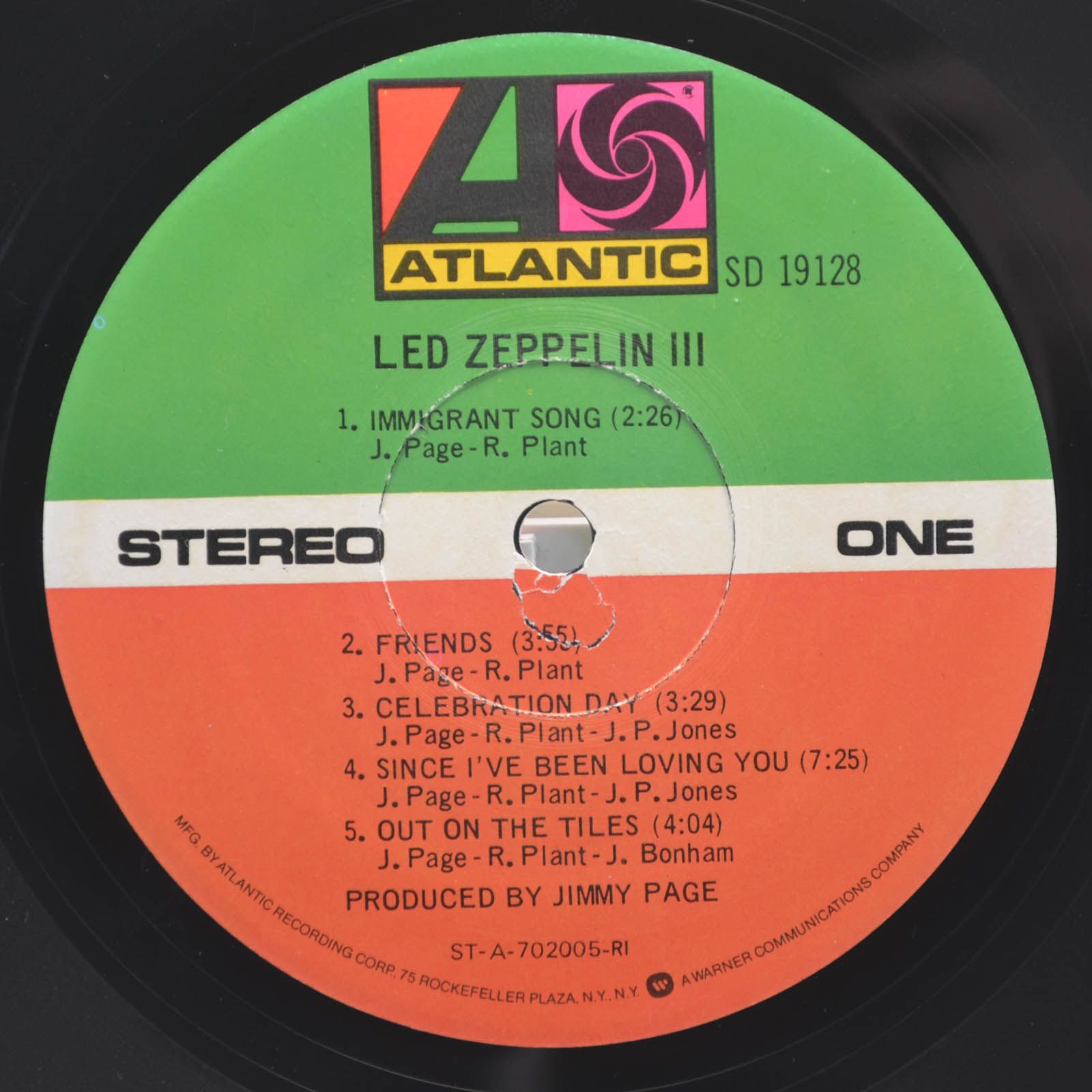 Led Zeppelin — Led Zeppelin III (USA), 1970