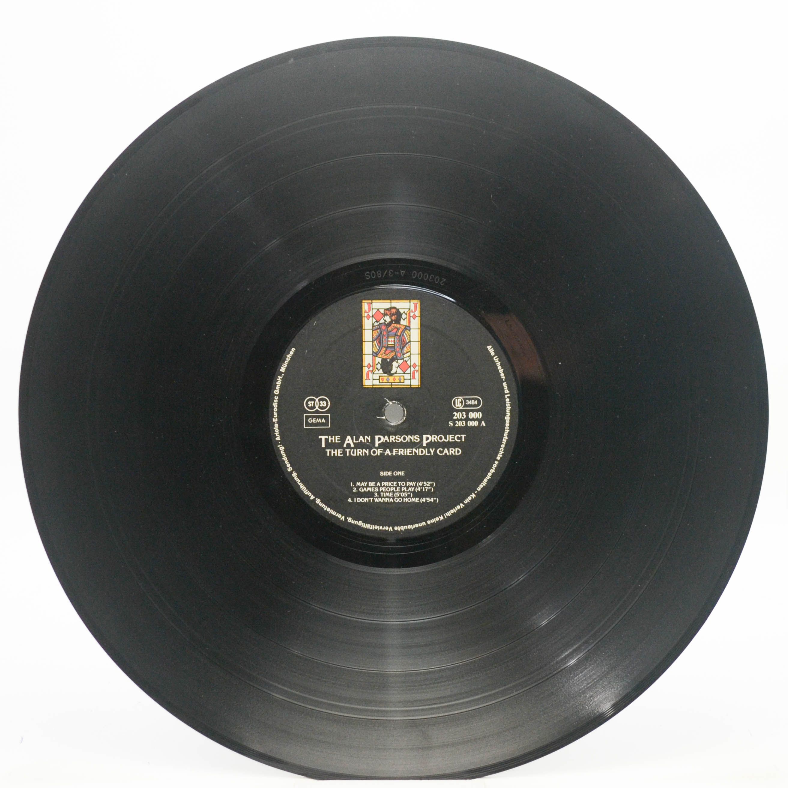 Alan Parsons Project — The Turn Of A Friendly Card, 1981