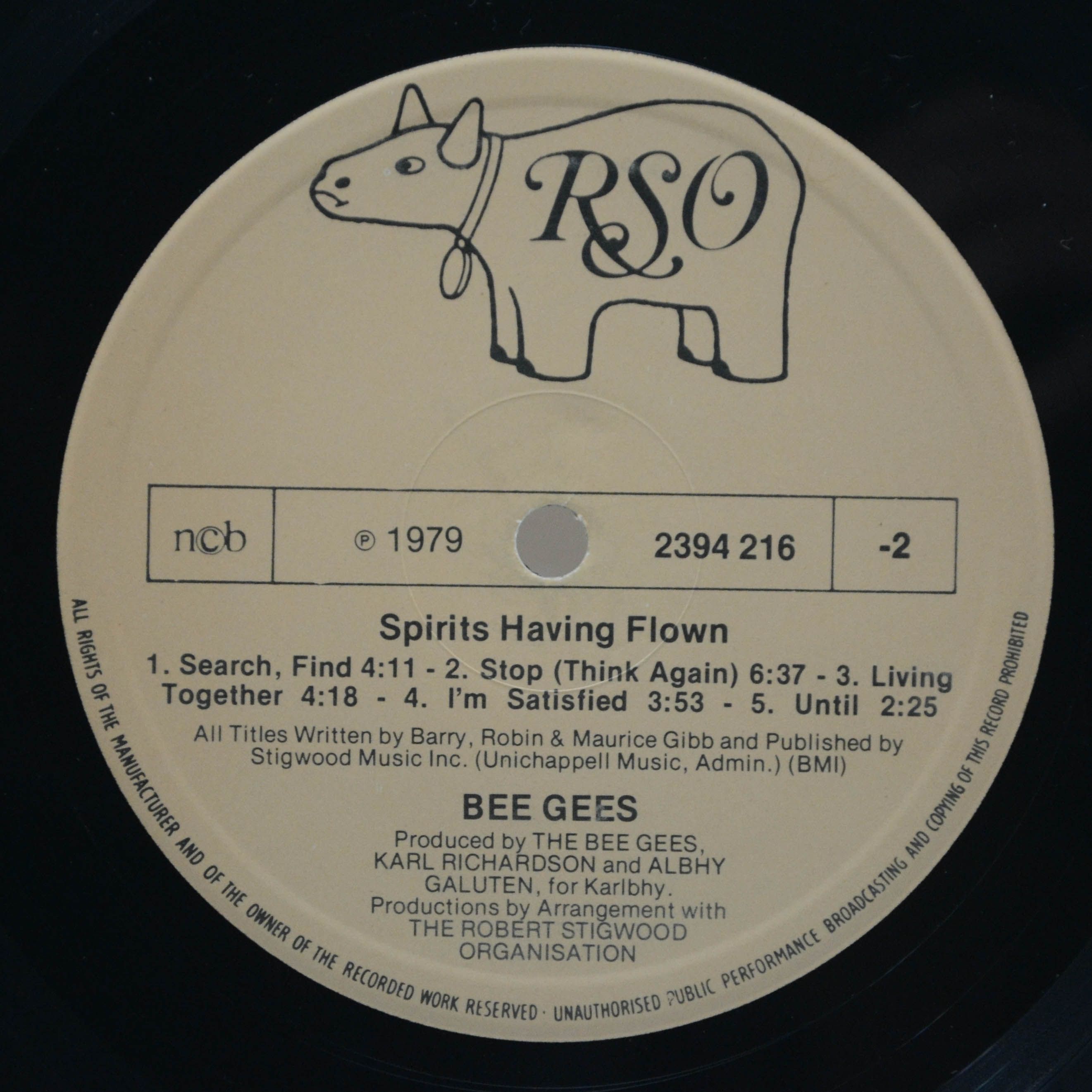 Bee Gees — Spirits Having Flown, 1979