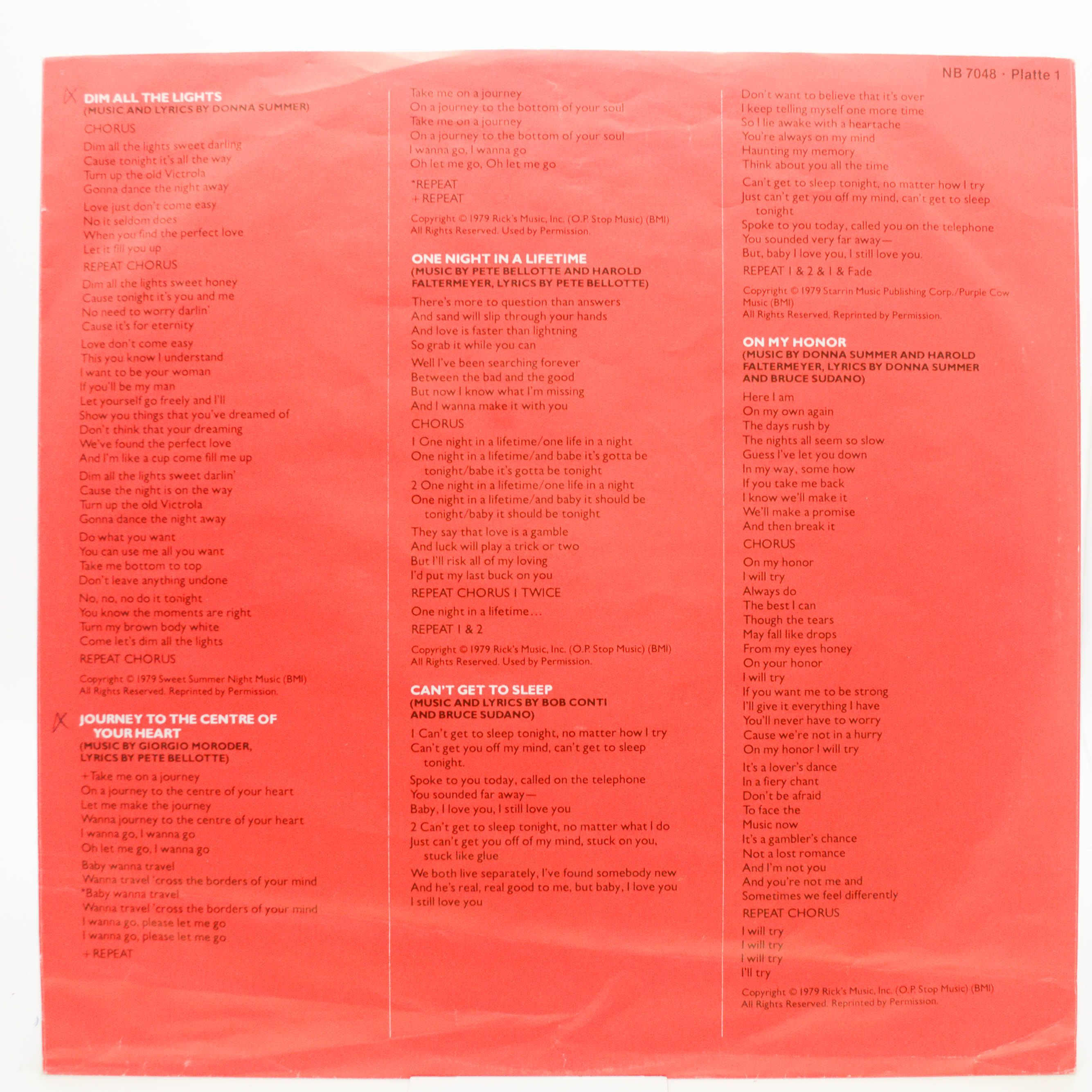 Donna Summer — Bad Girls (2LP), 1979