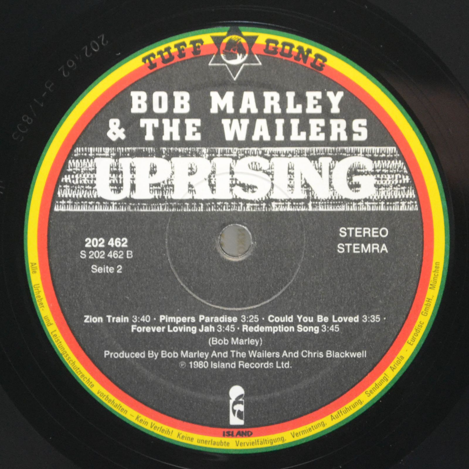 Bob Marley & The Wailers — Uprising, 1980