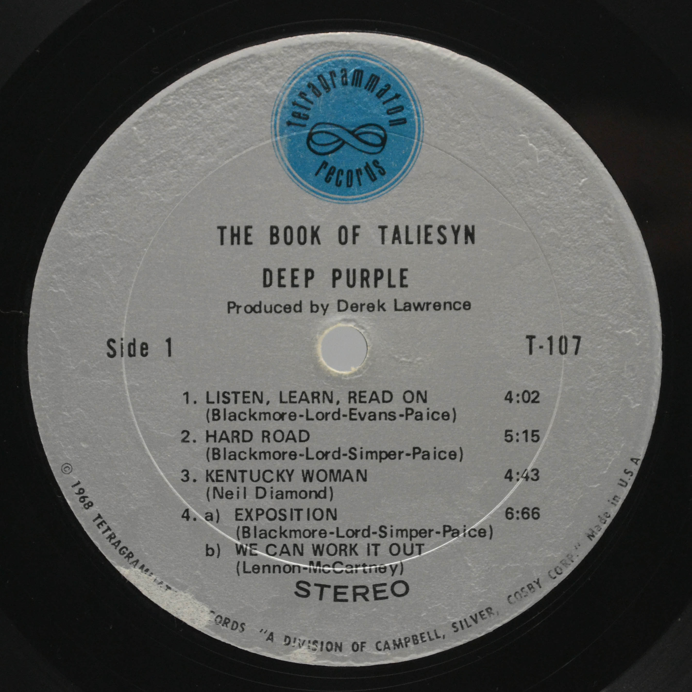 Deep Purple — The Book Of Taliesyn (USA), 1968