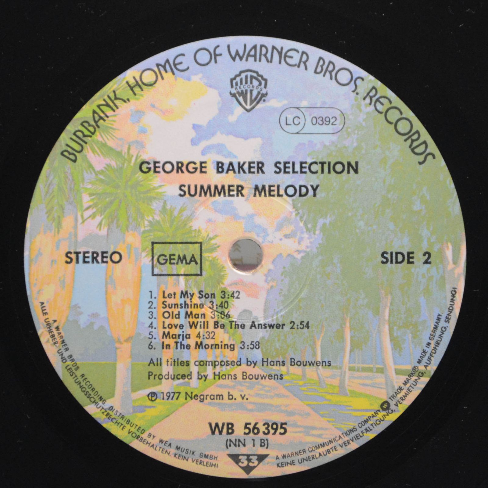 George Baker Selection — Summer Melody, 1977