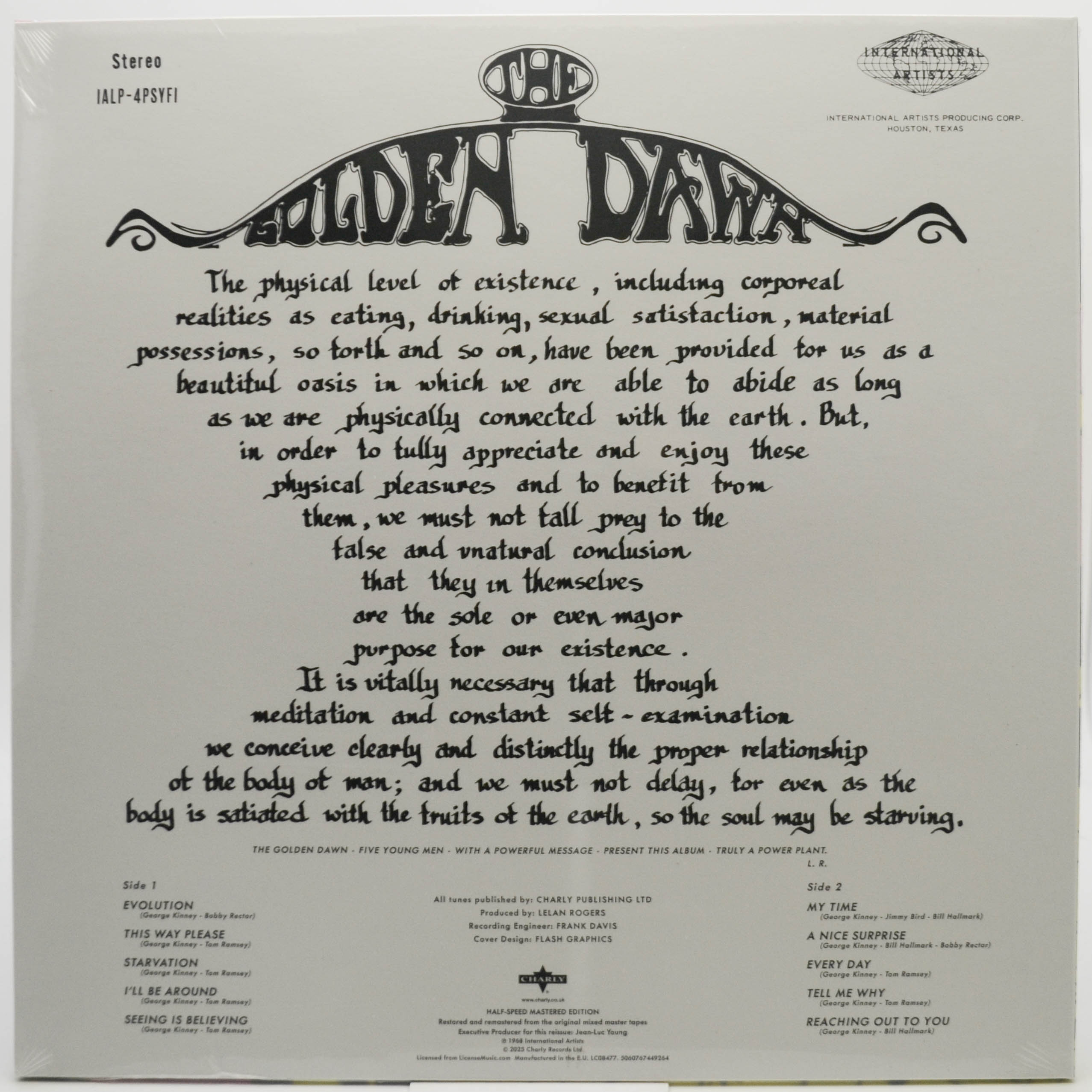 Golden Dawn — Power Plant, 1968