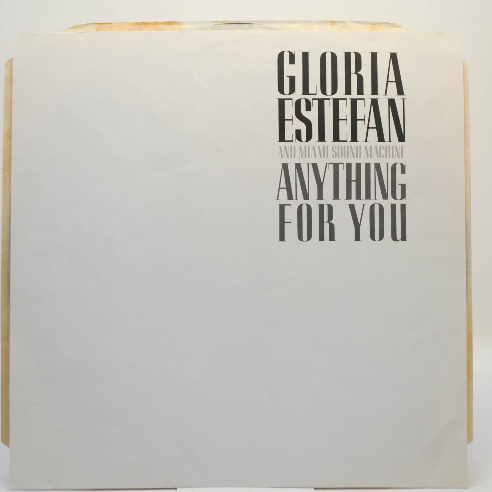Gloria Estefan And Miami Sound Machine — Anything For You, 1988