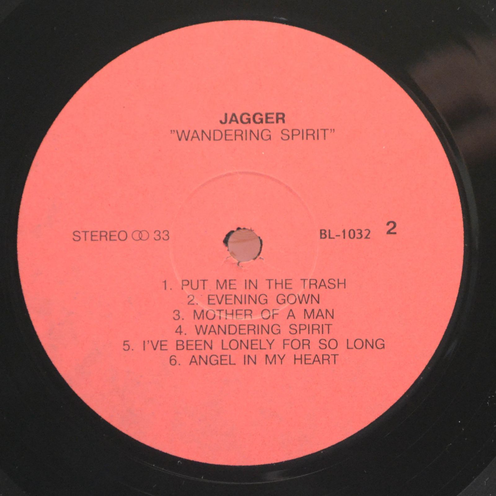 Jagger — Wandering Spirit, -