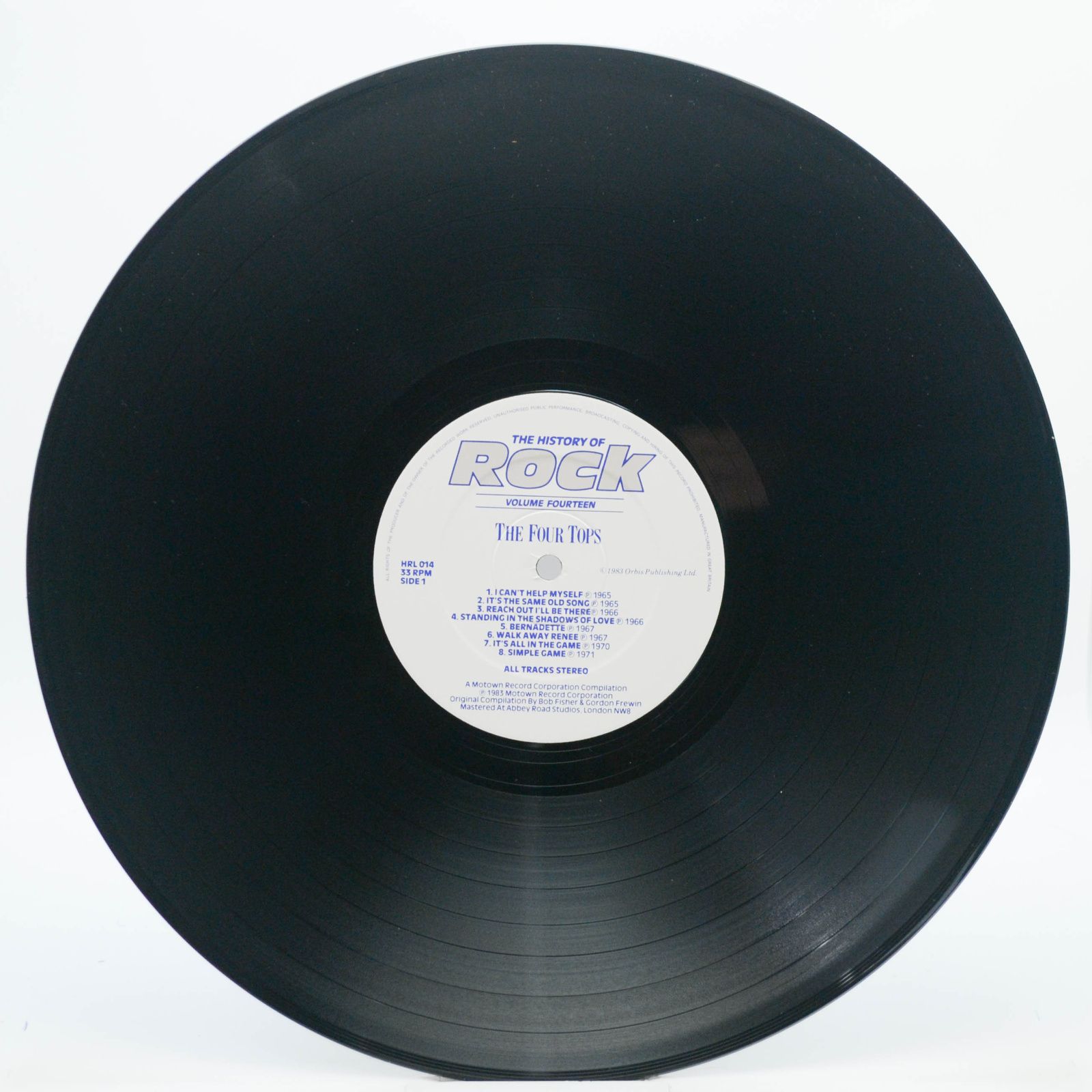 Four Tops / Diana Ross & The Supremes / Smokey Robinson & The Miracles / Stevie Wonder — The History Of Rock (Volume Fourteen) (2LP, UK), 1983