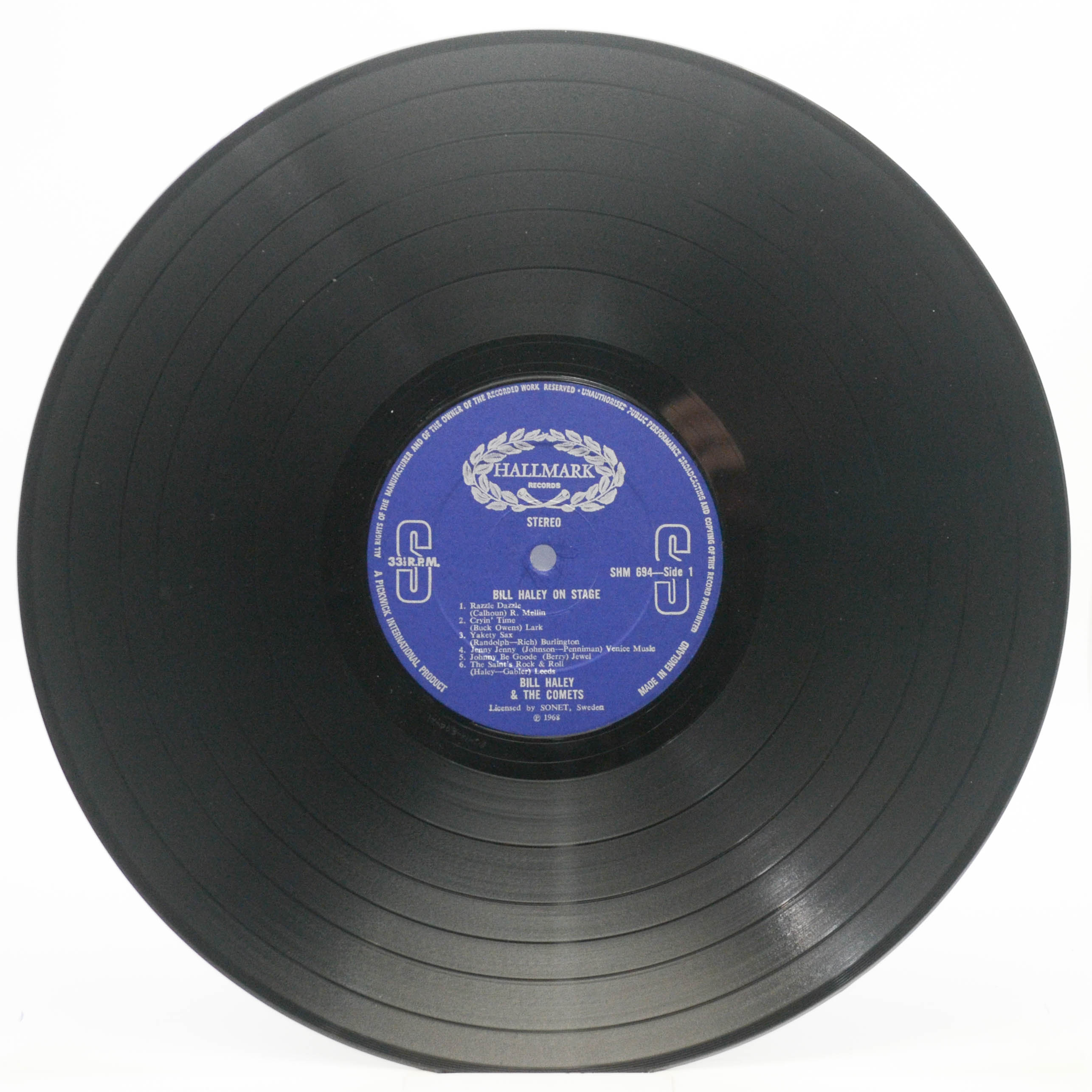 Bill Haley And The Comets — Bill Haley On Stage (UK), 1968