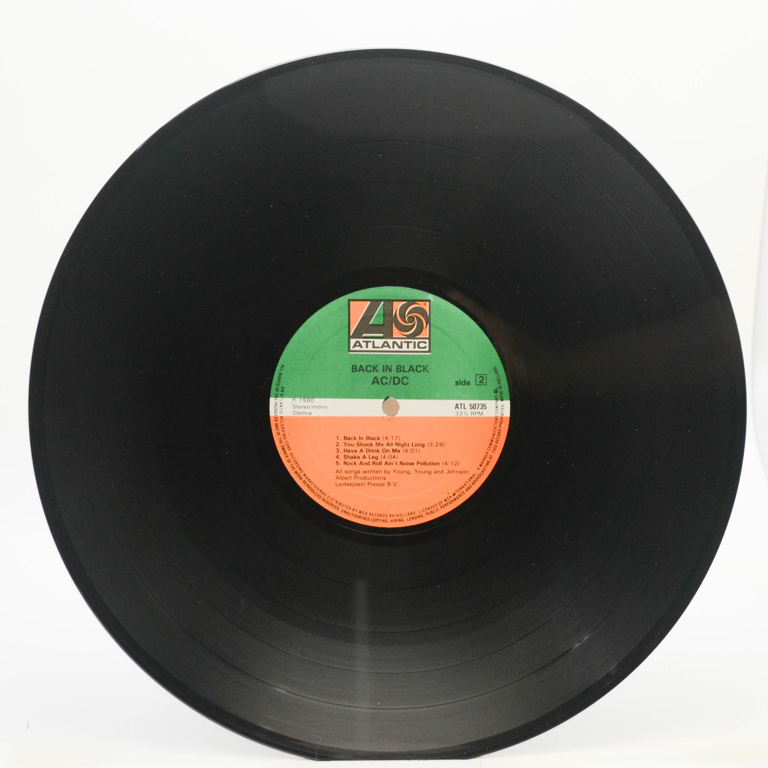 Виниловая пластинка AC/DC — Back In Black, 1980