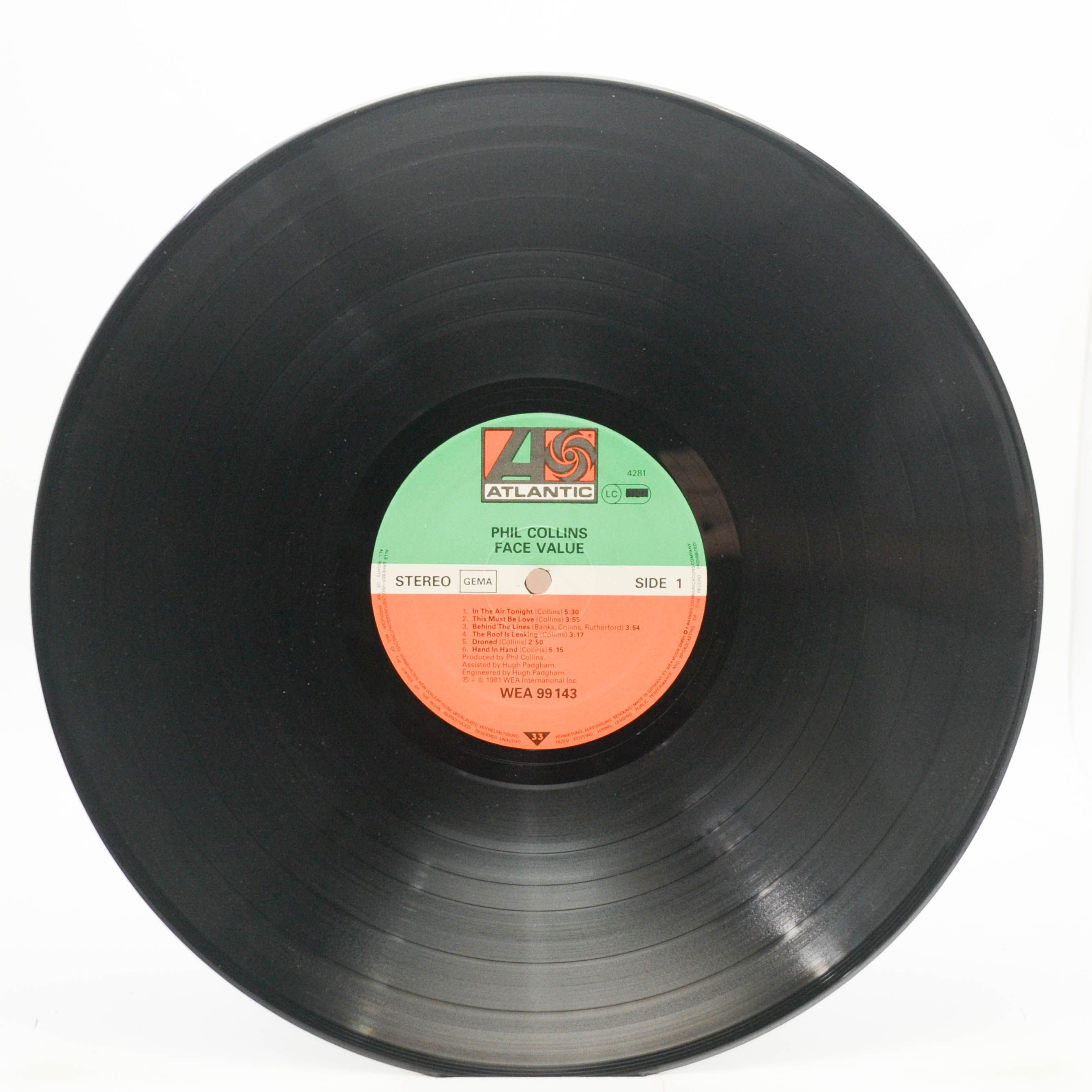 Phil Collins — Face Value, 1981