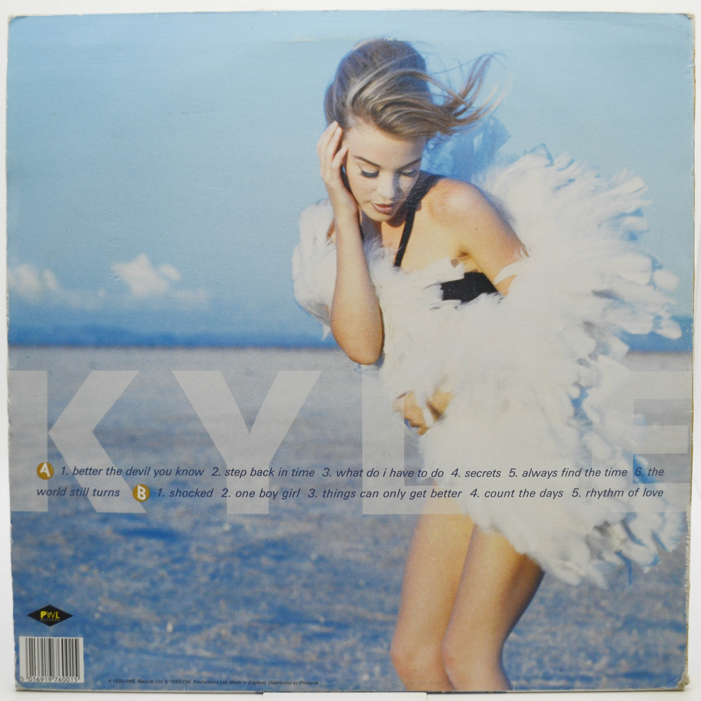 Kylie Minogue — Rhythm Of Love (UK), 1990