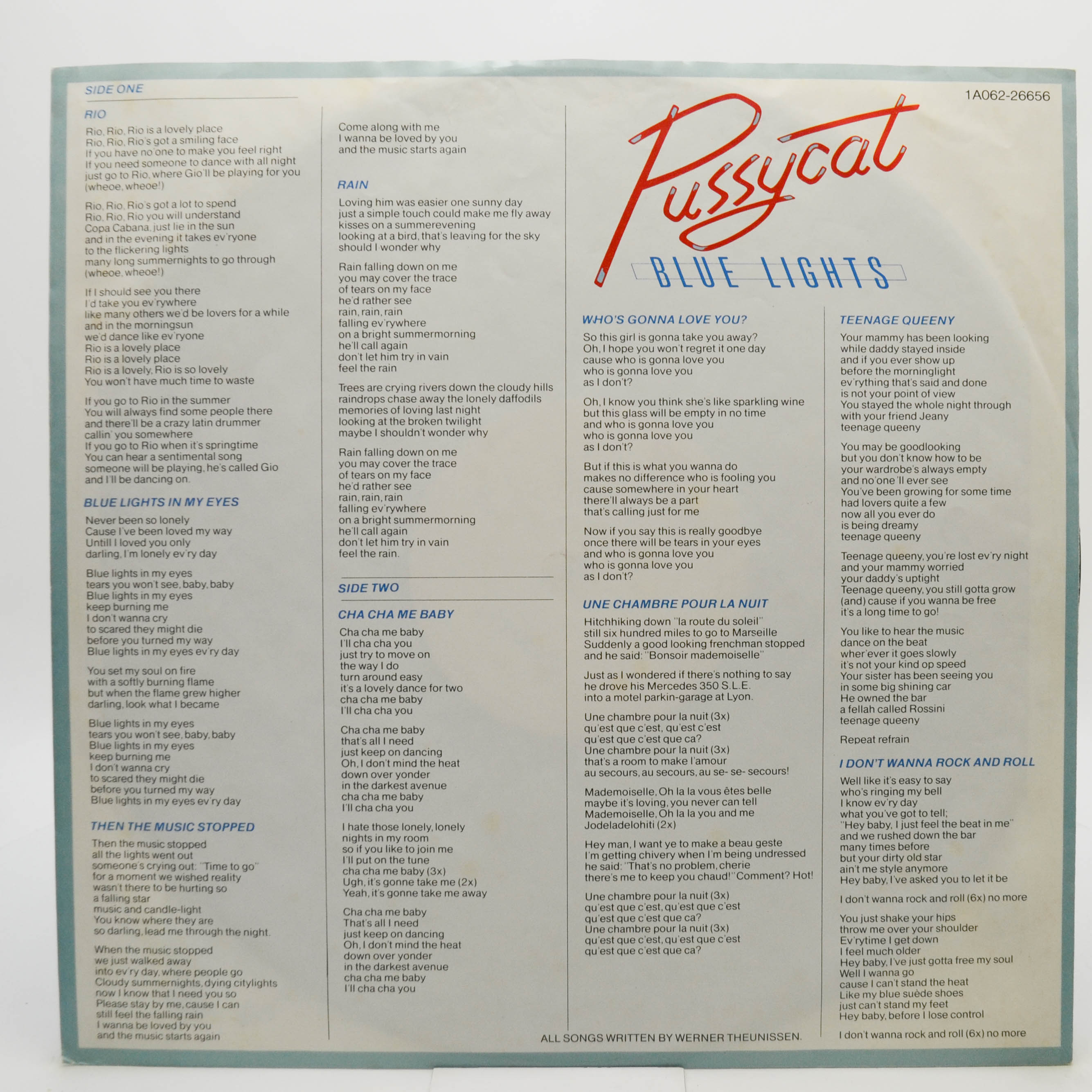 Pussycat — Blue Lights (1-st, Netherlands), 1981