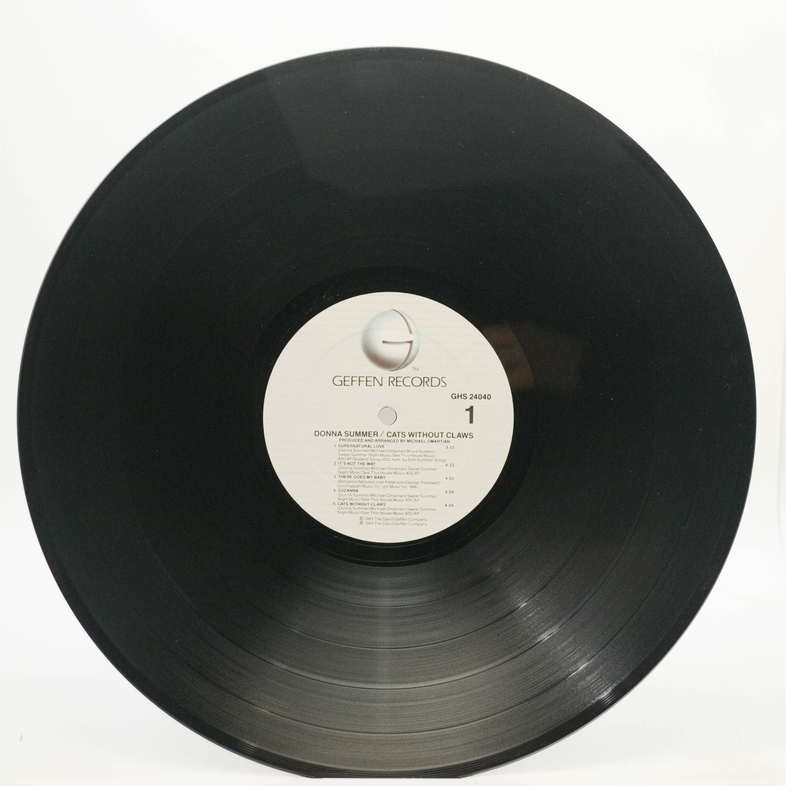 Donna Summer — Cats Without Claws (1-st, USA), 1984