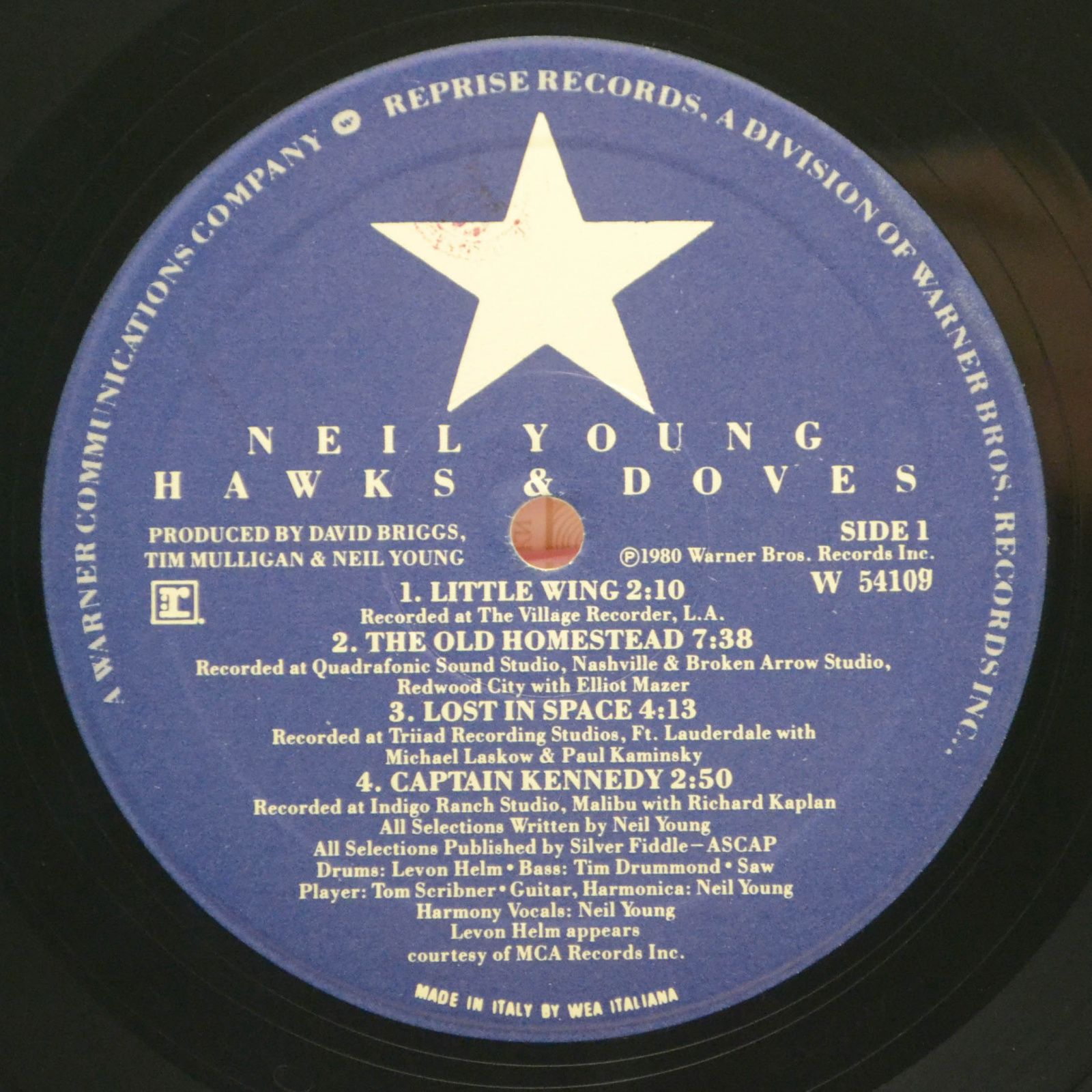 Neil Young — Hawks & Doves, 1980
