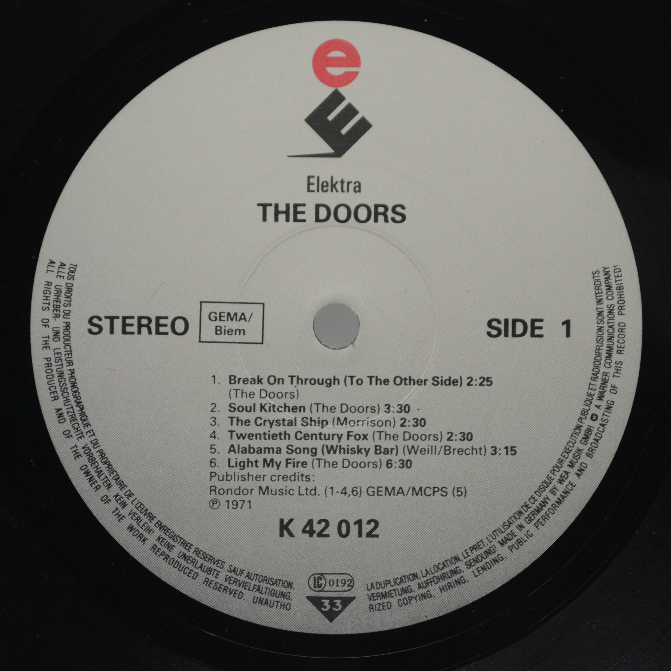 Doors — The Doors, 1967