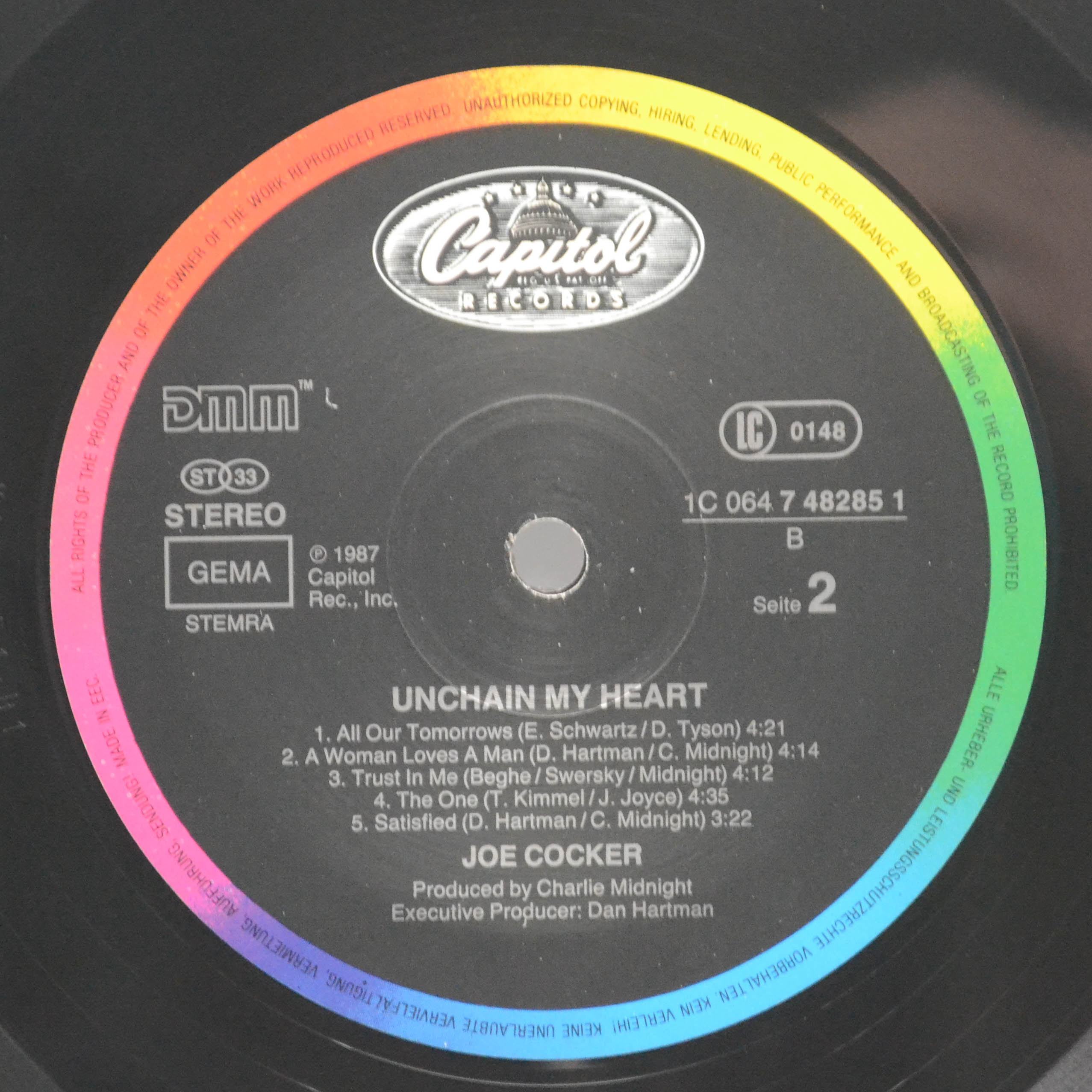 Joe Cocker — Unchain My Heart, 1987