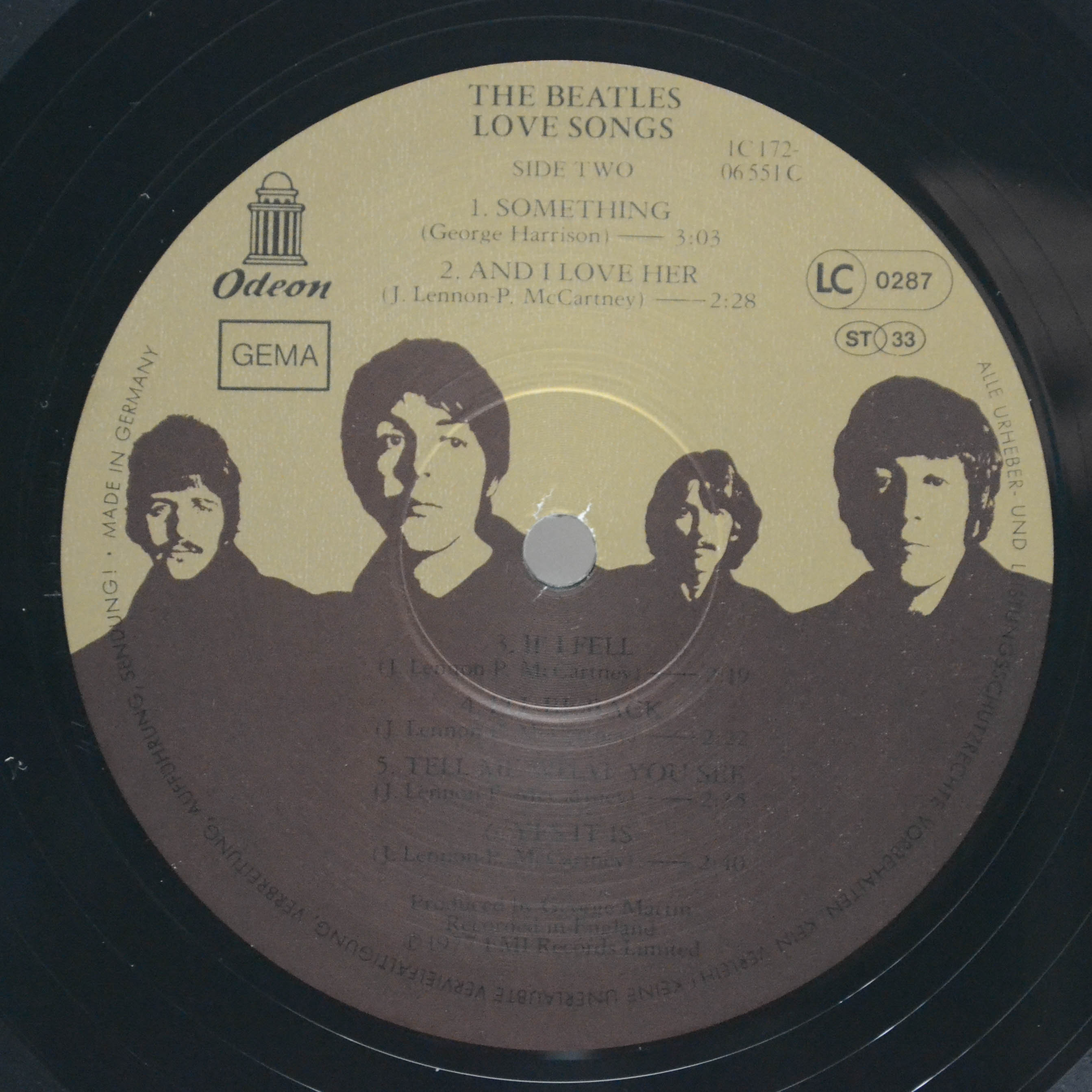 Beatles — Love Songs (2LP), 1977