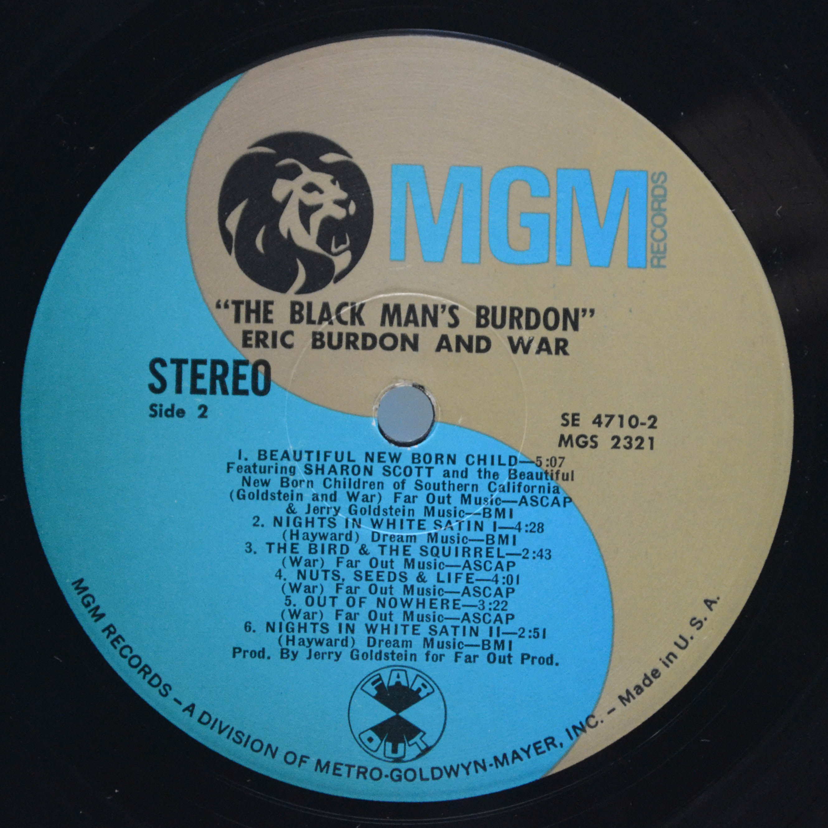 Eric Burdon And War — The Black-Man's Burdon (2LP, USA), 1970