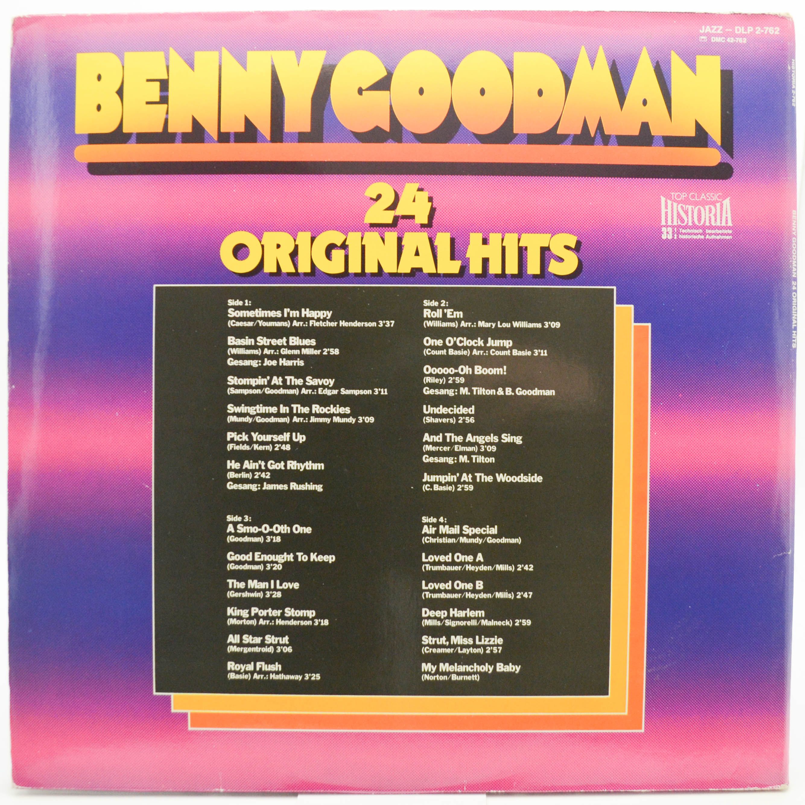 Benny Goodman — 24 Original Hits / Swingtime With Benny Goodman (2LP), 1980