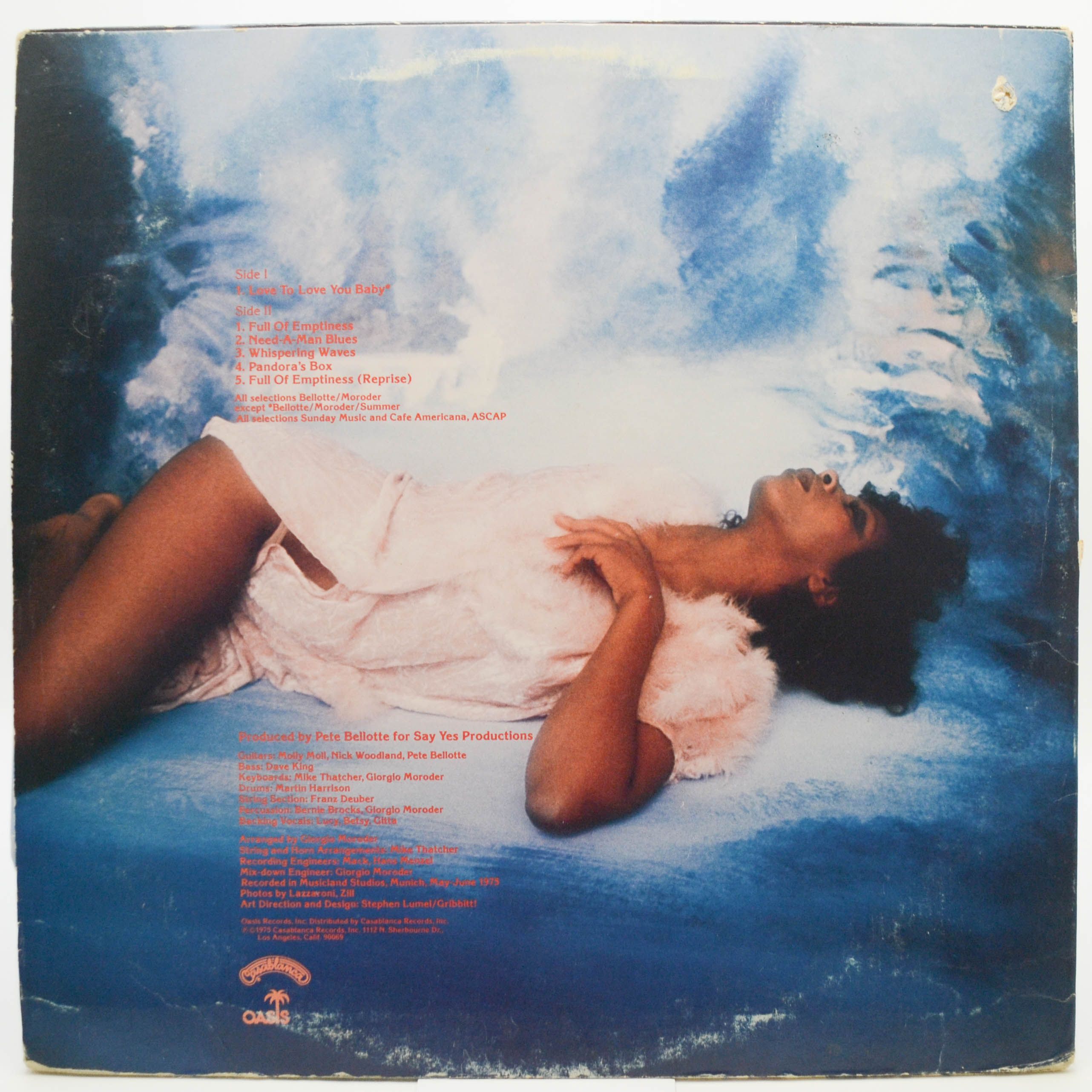 Donna Summer — Love To Love You Baby (USA), 1975