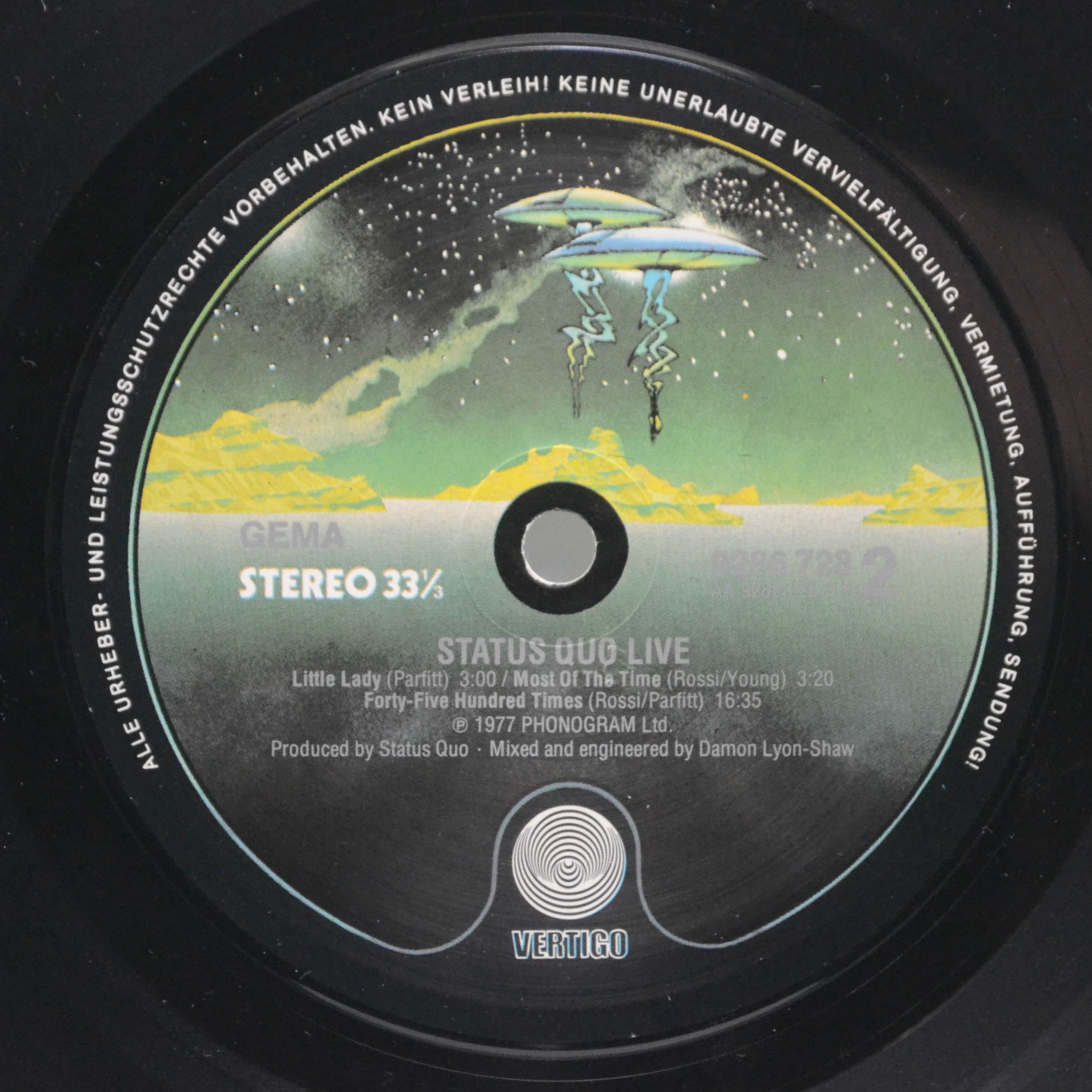 Status Quo — Live! (2LP, poster), 1977