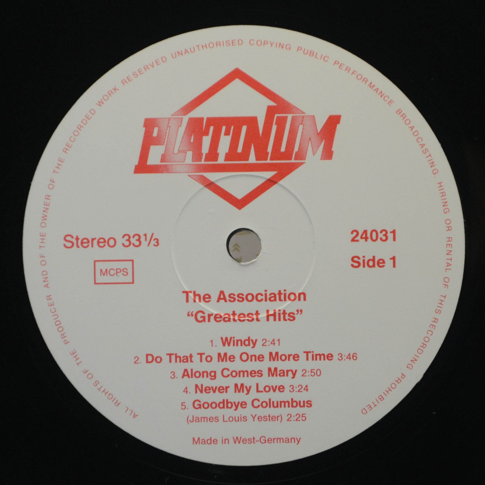 Association — Greatest Hits, 1983