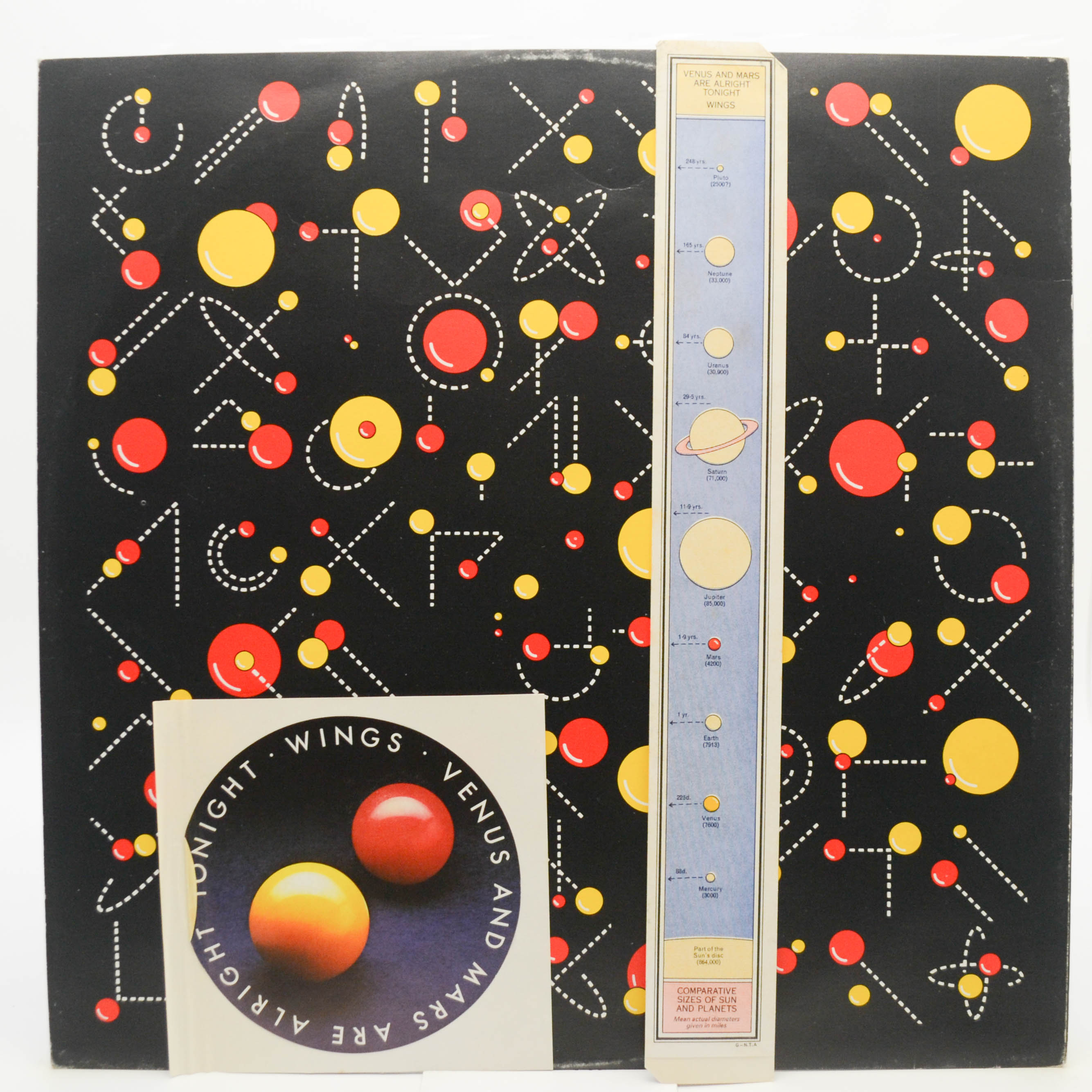 Виниловая пластинка Wings — Venus And Mars (2 stickers), 1975