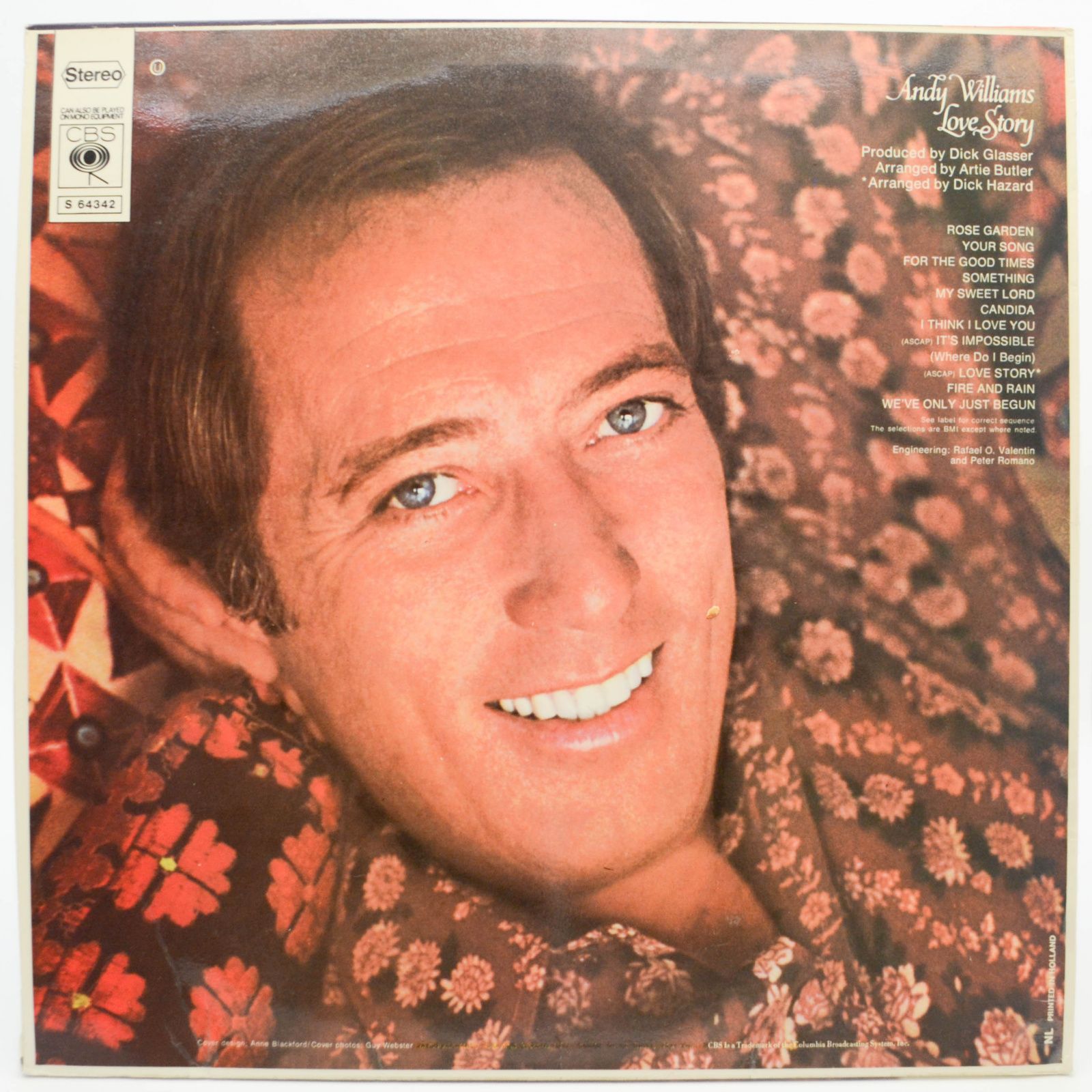 Andy Williams — Love Story, 1971