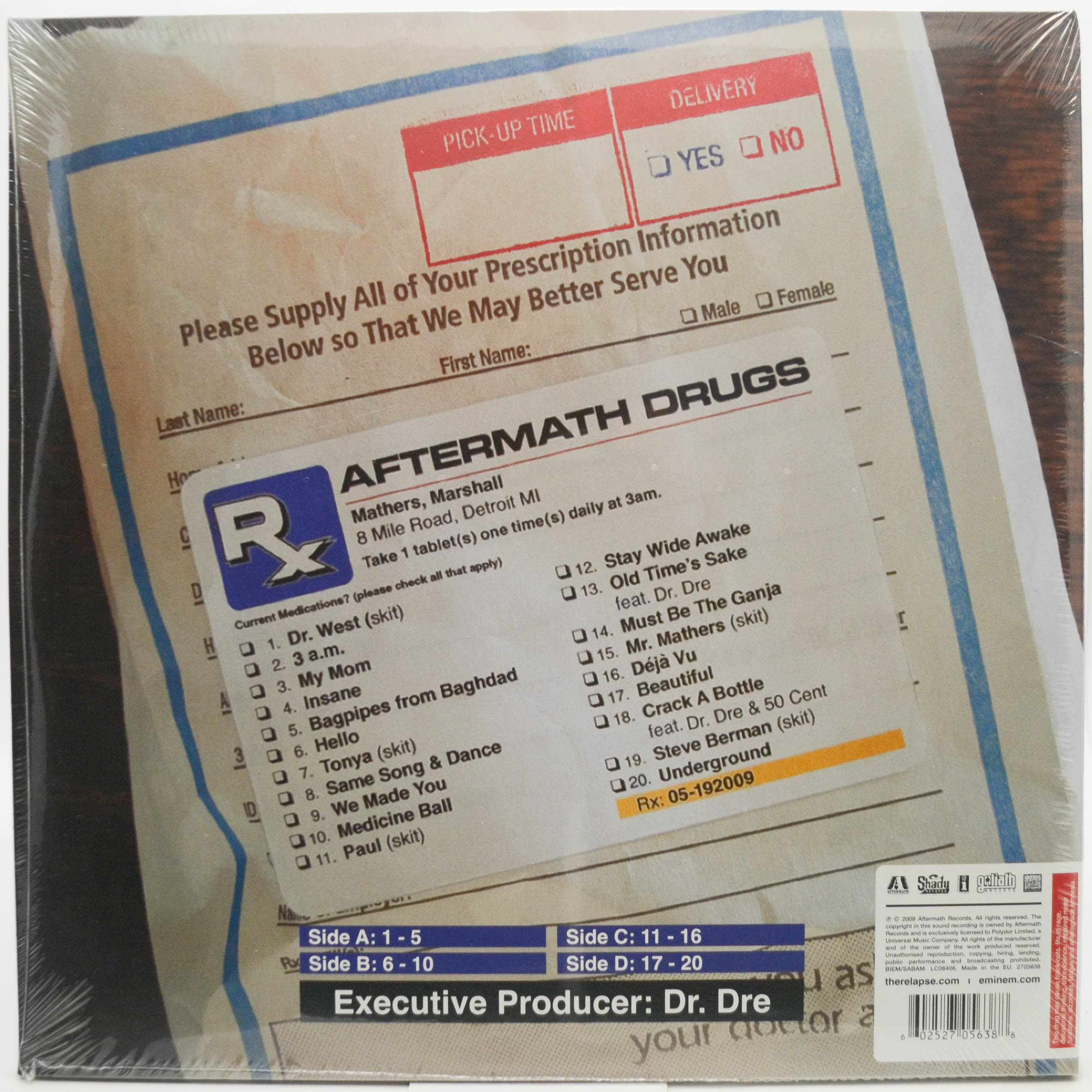 Eminem — Relapse (2LP), 2009