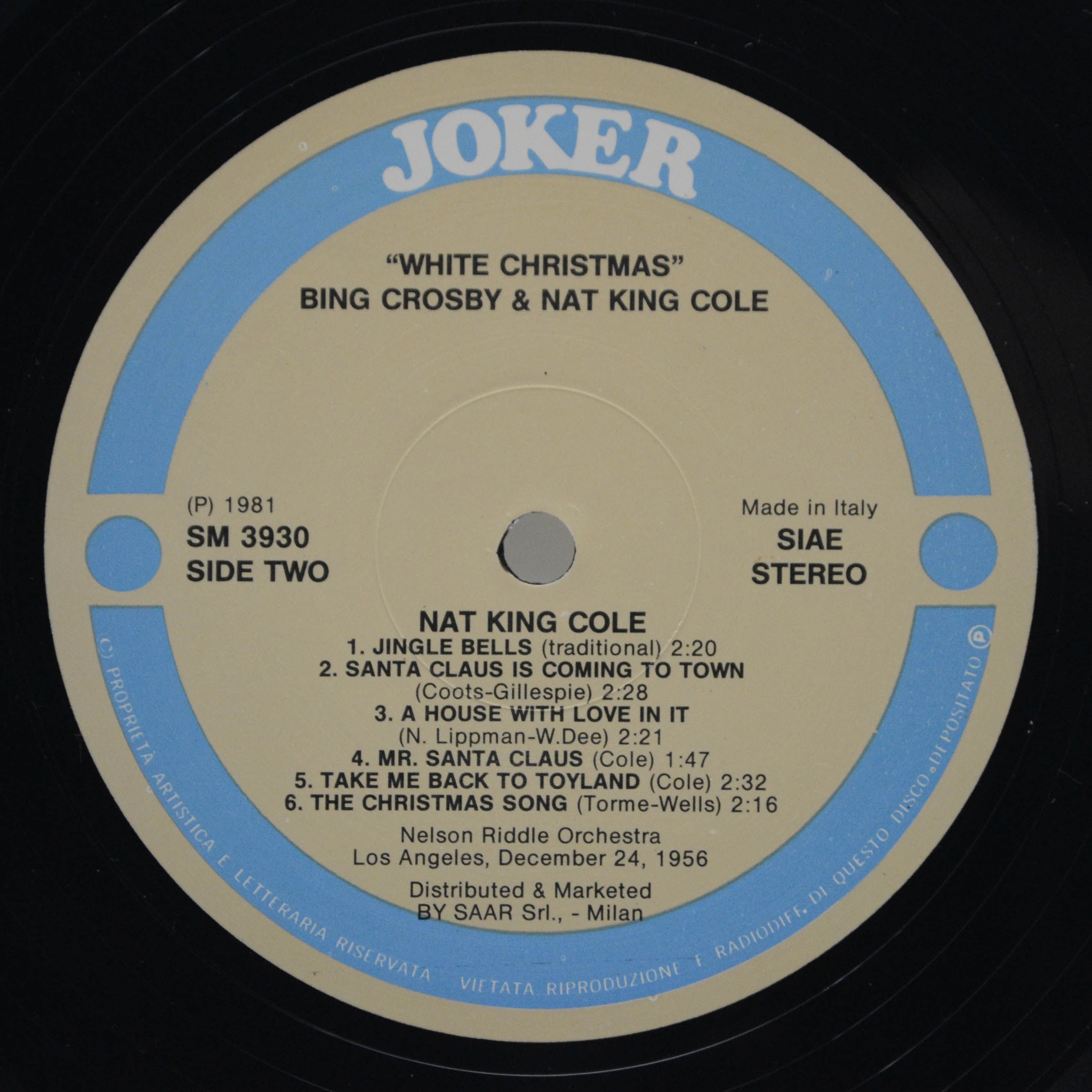 Bing Crosby & Nat King Cole — White Christmas, 1981