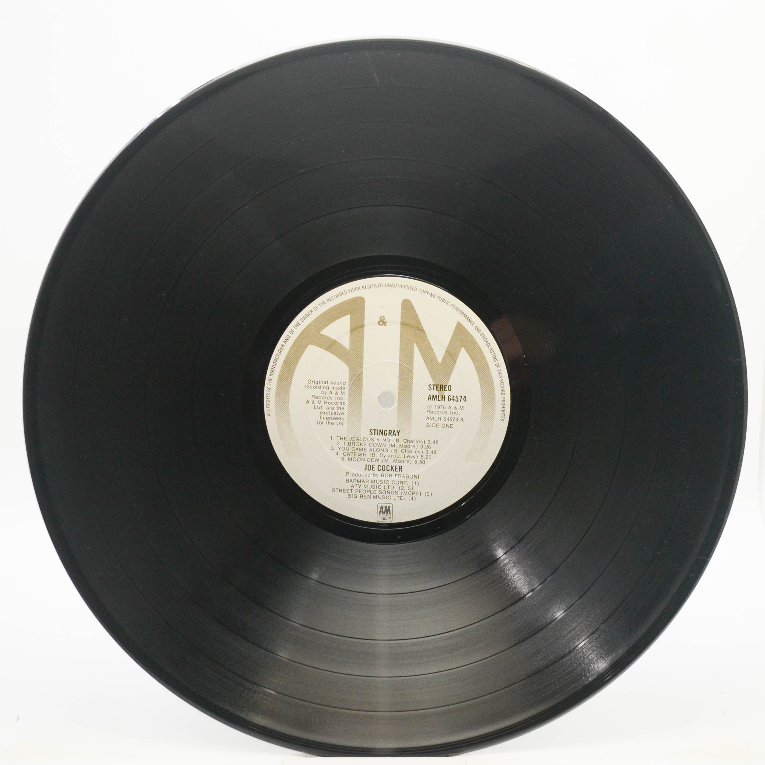 Joe Cocker — Stingray (1-st, UK), 1976