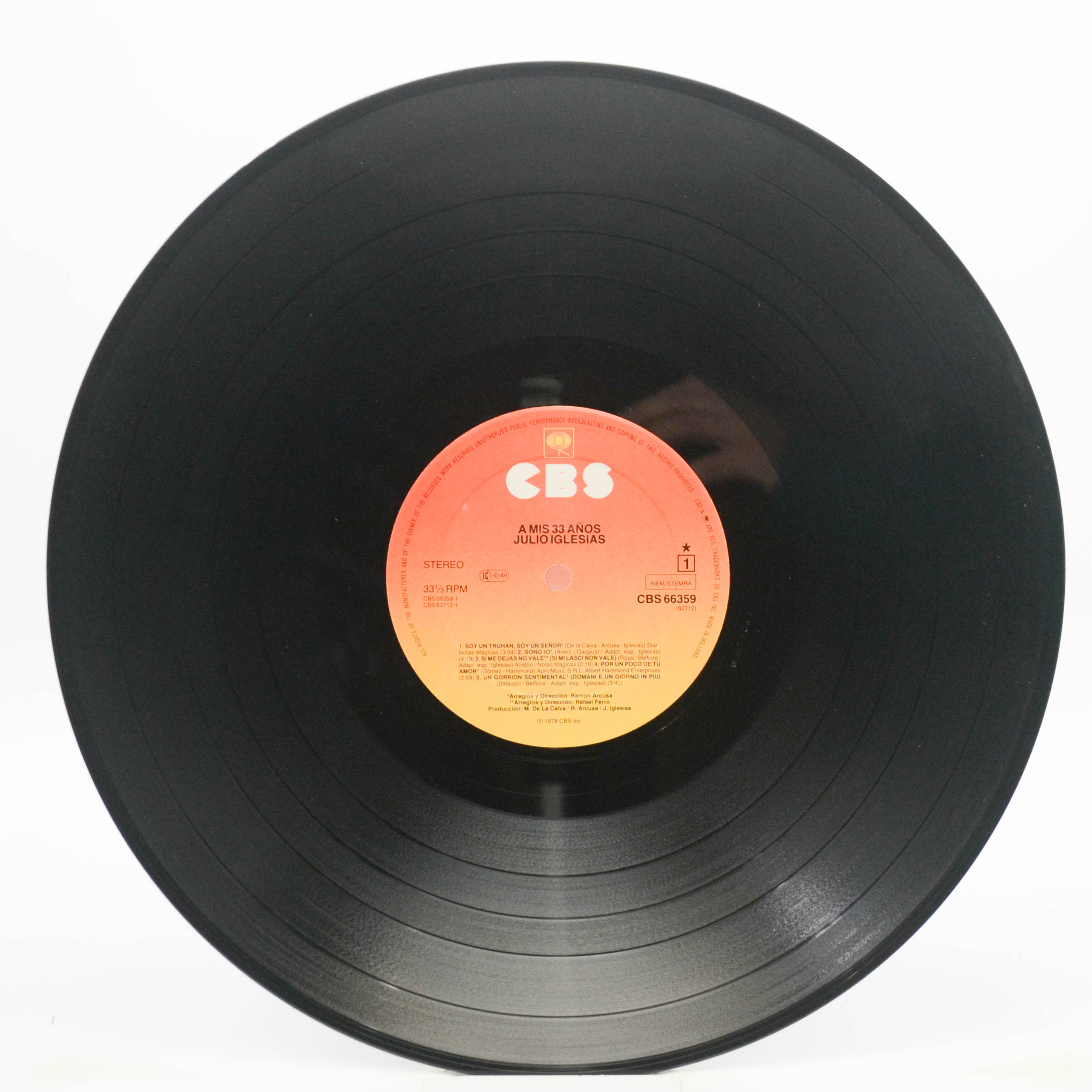 Julio Iglesias — 3 Gold Records (3LP, Box-set), 1980