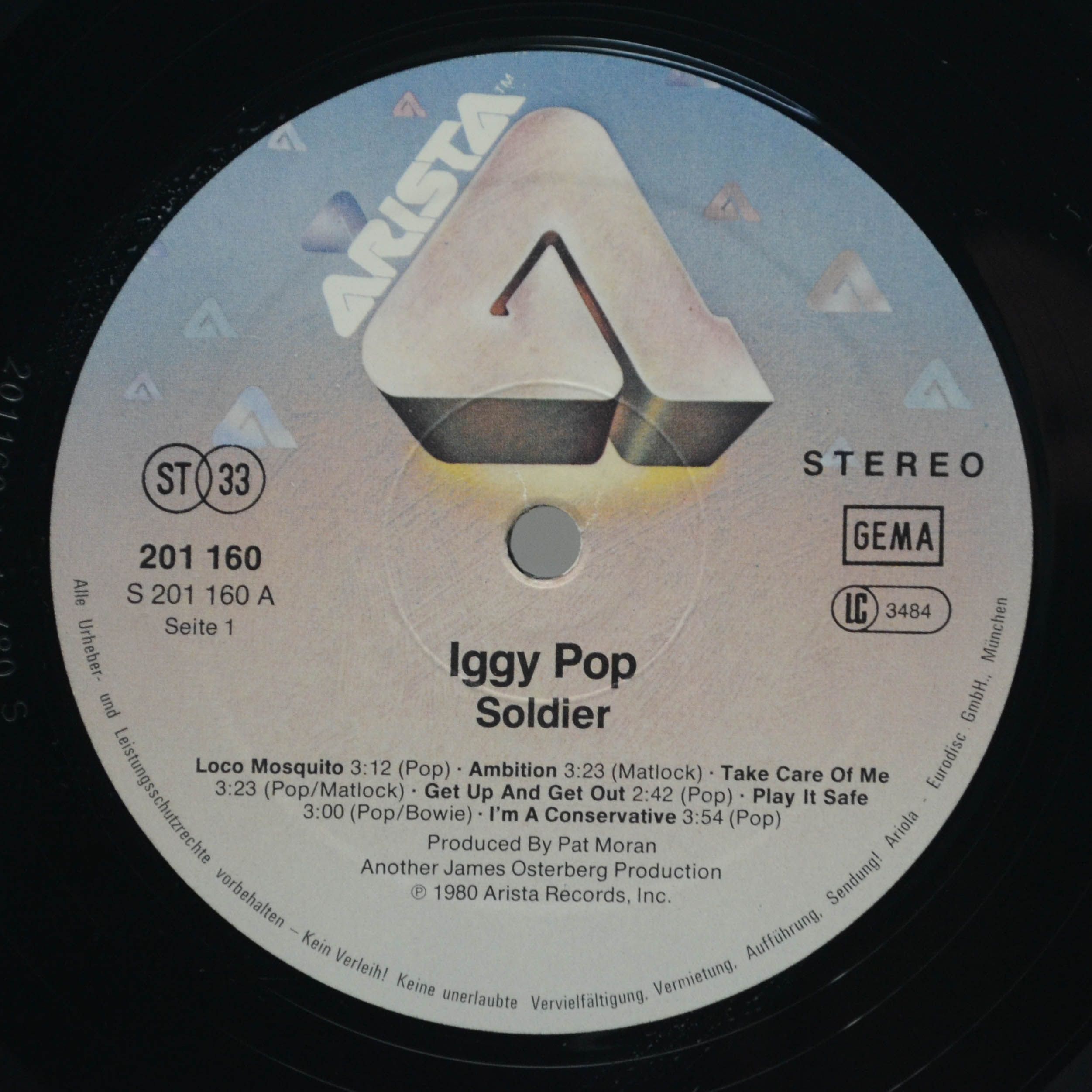 Iggy Pop — Soldier, 1980