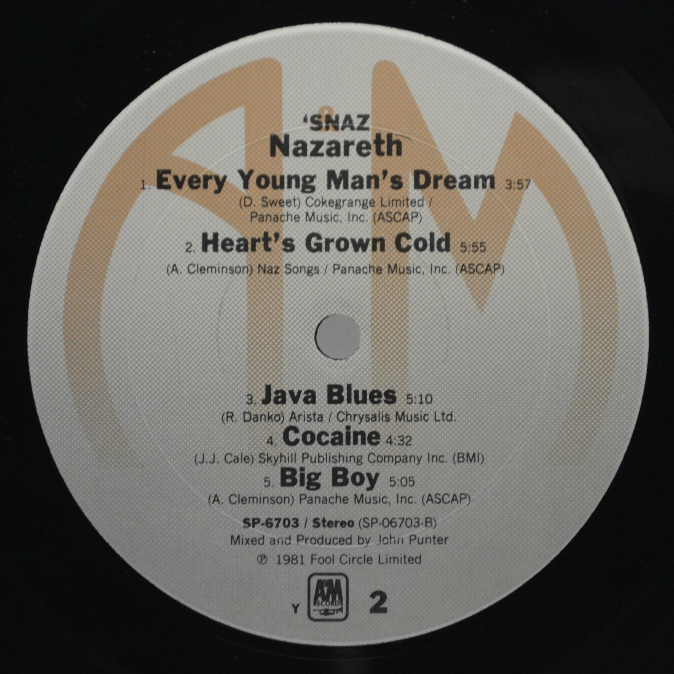 Nazareth — 'Snaz (2LP, USA, poster), 1981