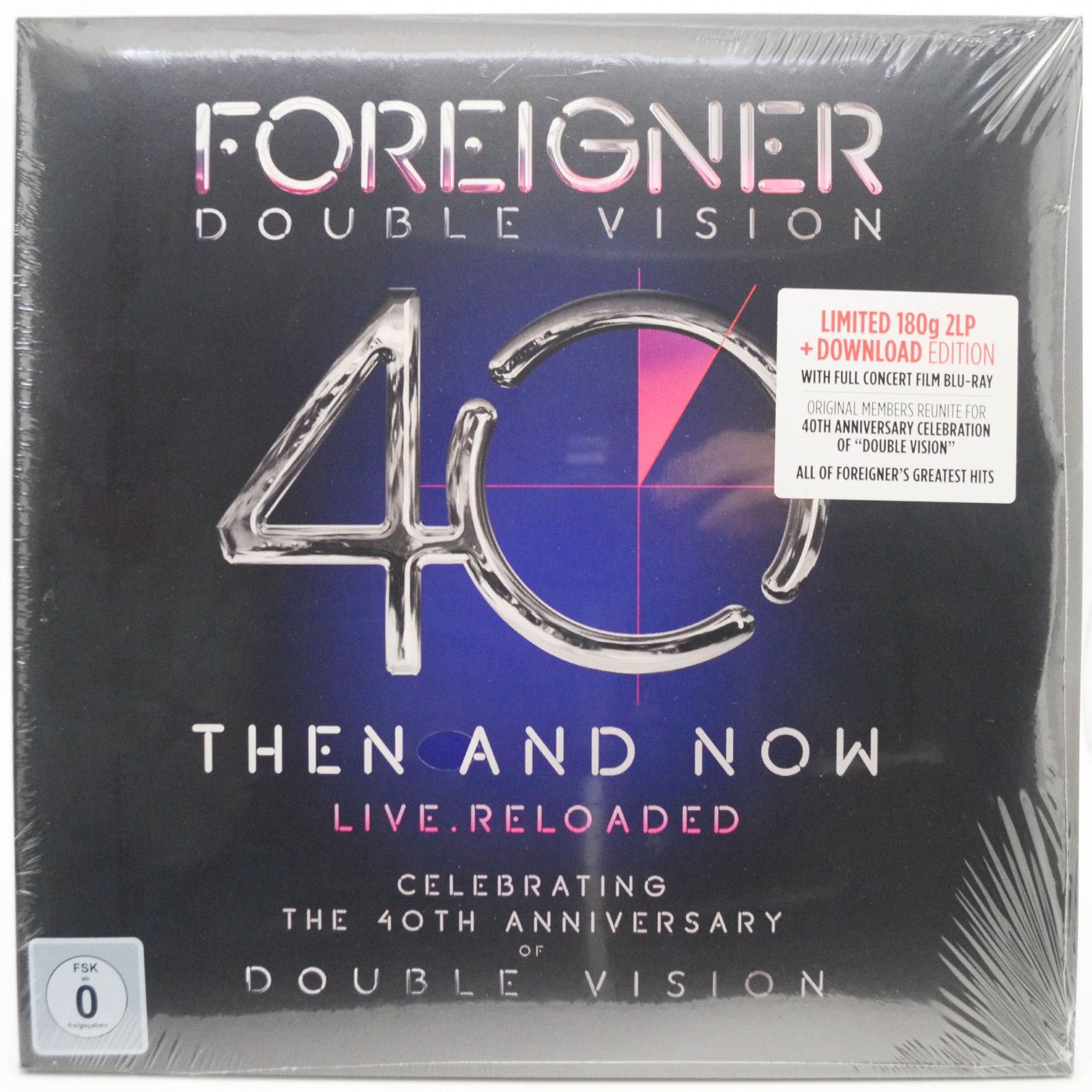 Foreigner — Double Vision: Then And Now Live.Reloaded (2LP + Blu-ray), 2019