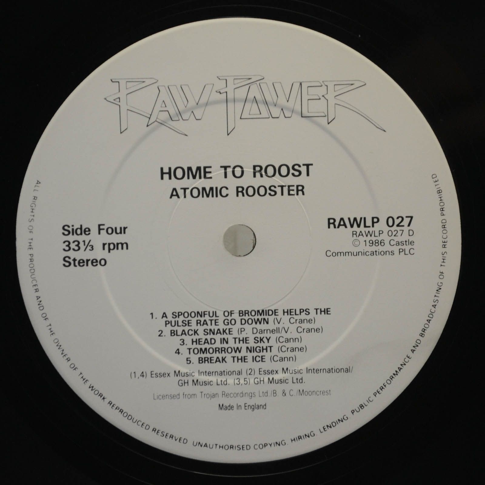 Atomic Rooster — Home To Roost (2LP, UK), 1977