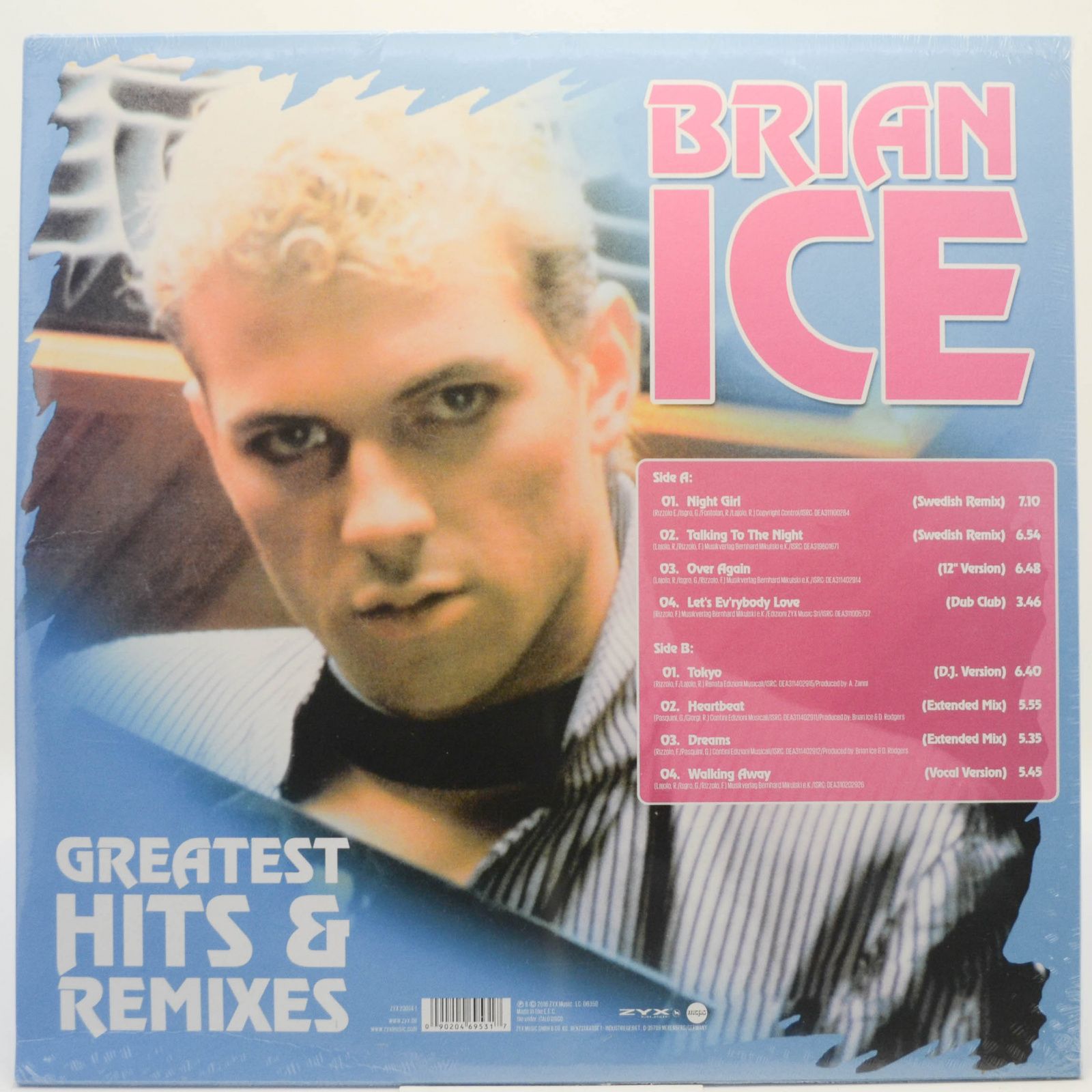 Brian Ice — Greatest Hits & Remixes, 2016