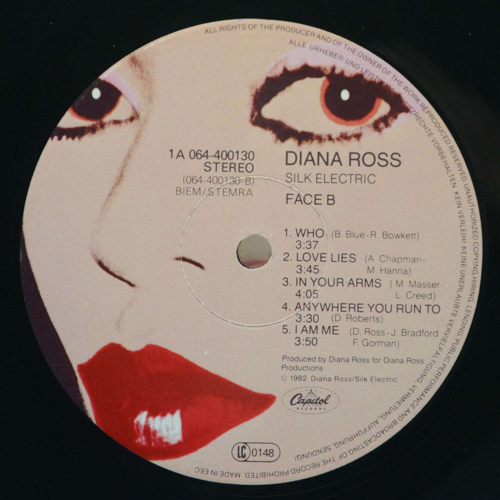 Diana Ross — Silk Electric, 1982