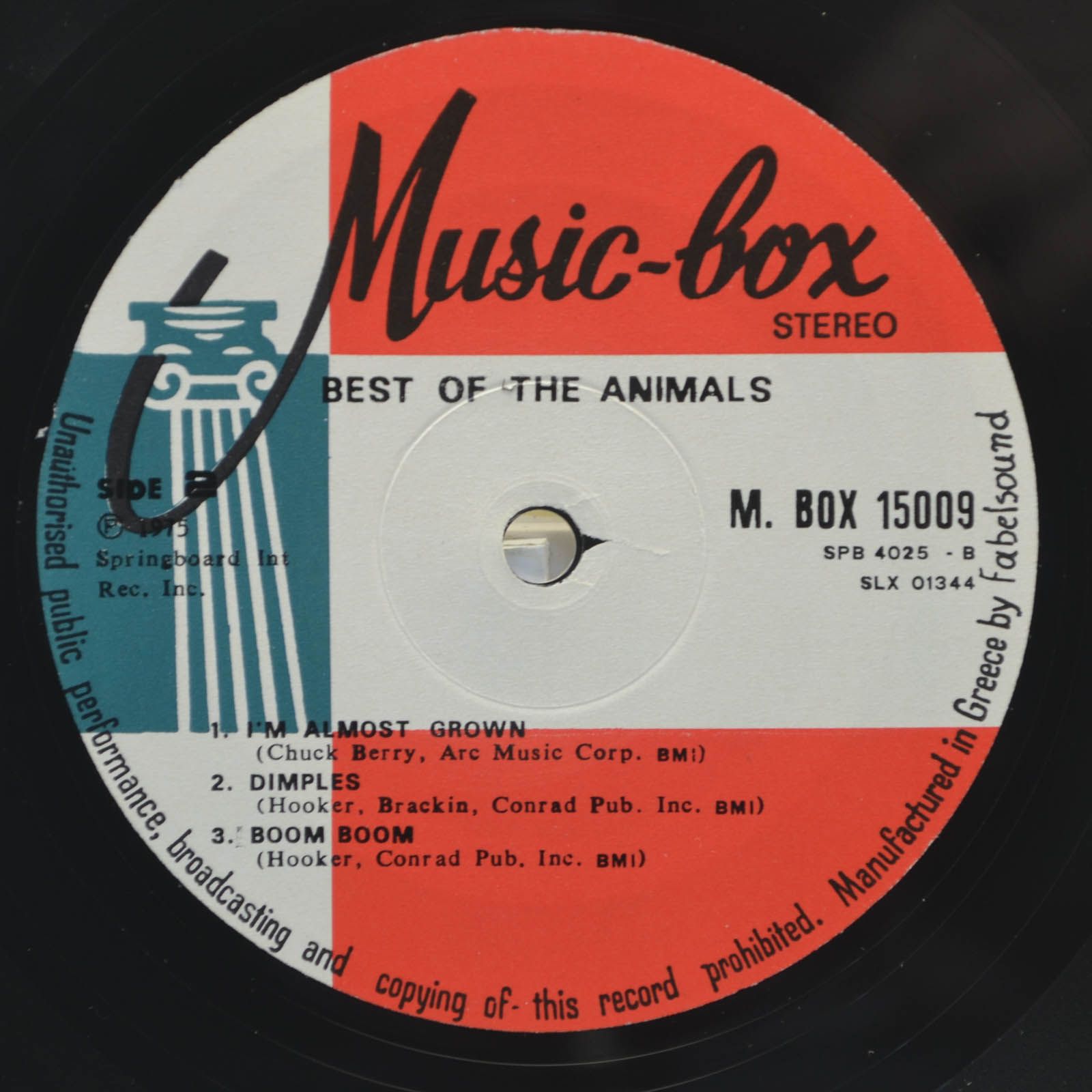 Animals — Best Of The Animals, 1979