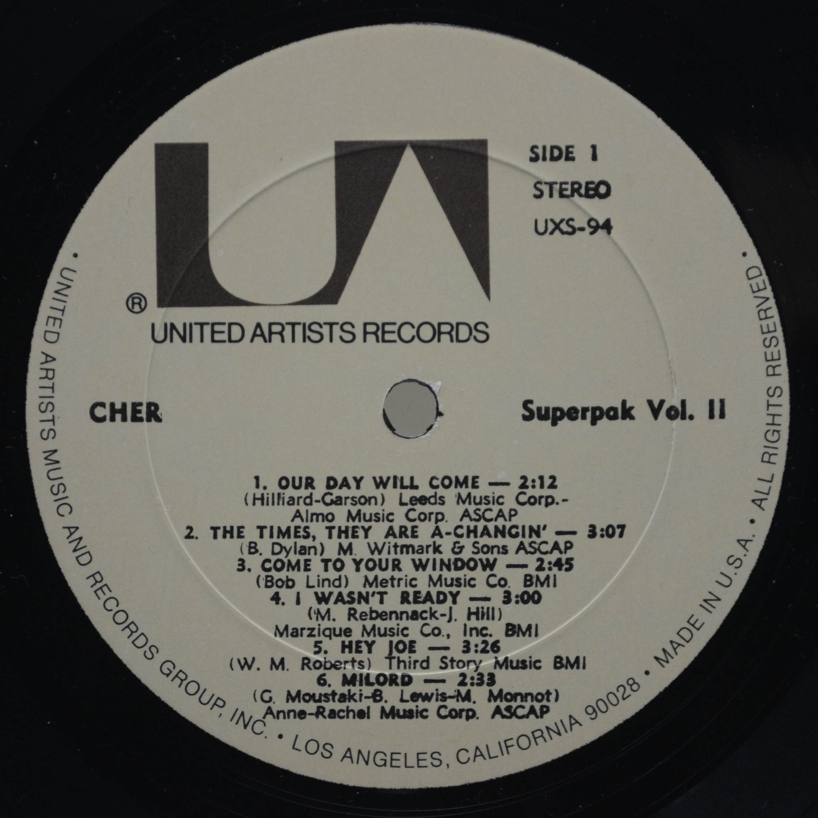 Cher — Superpak Vol. II (2LP, 1-st, USA), 1972
