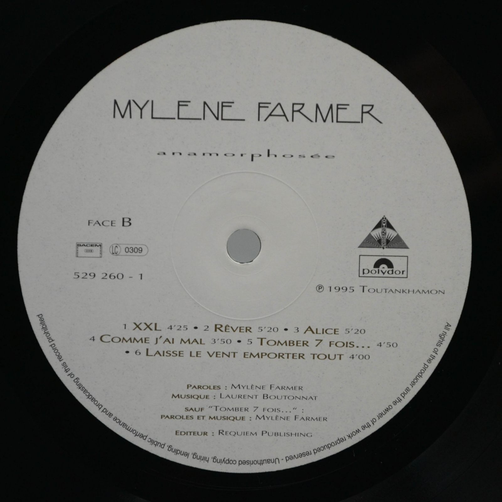 Mylene Farmer — Anamorphosée (1-st, France), 1995