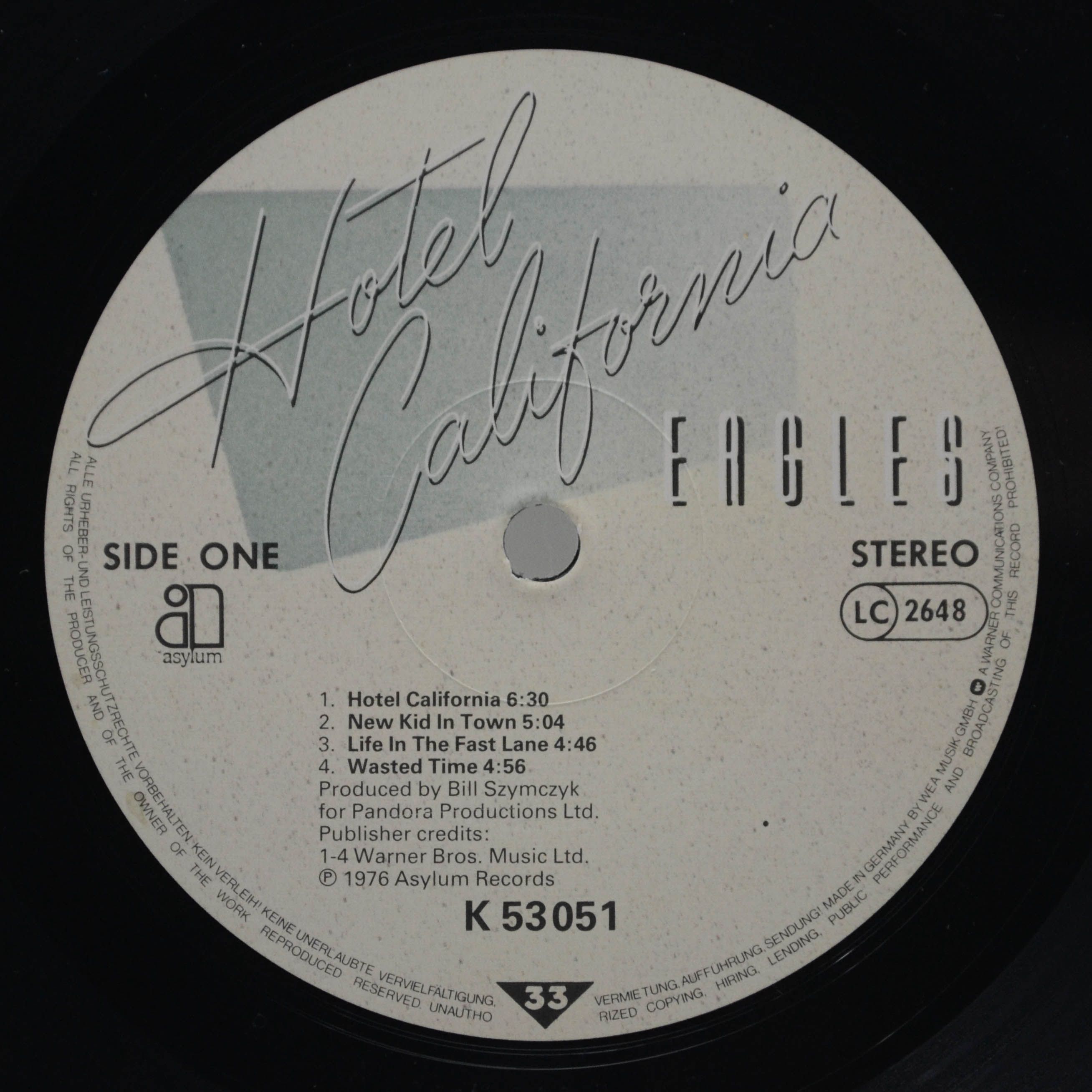 Eagles — Hotel California, 1976