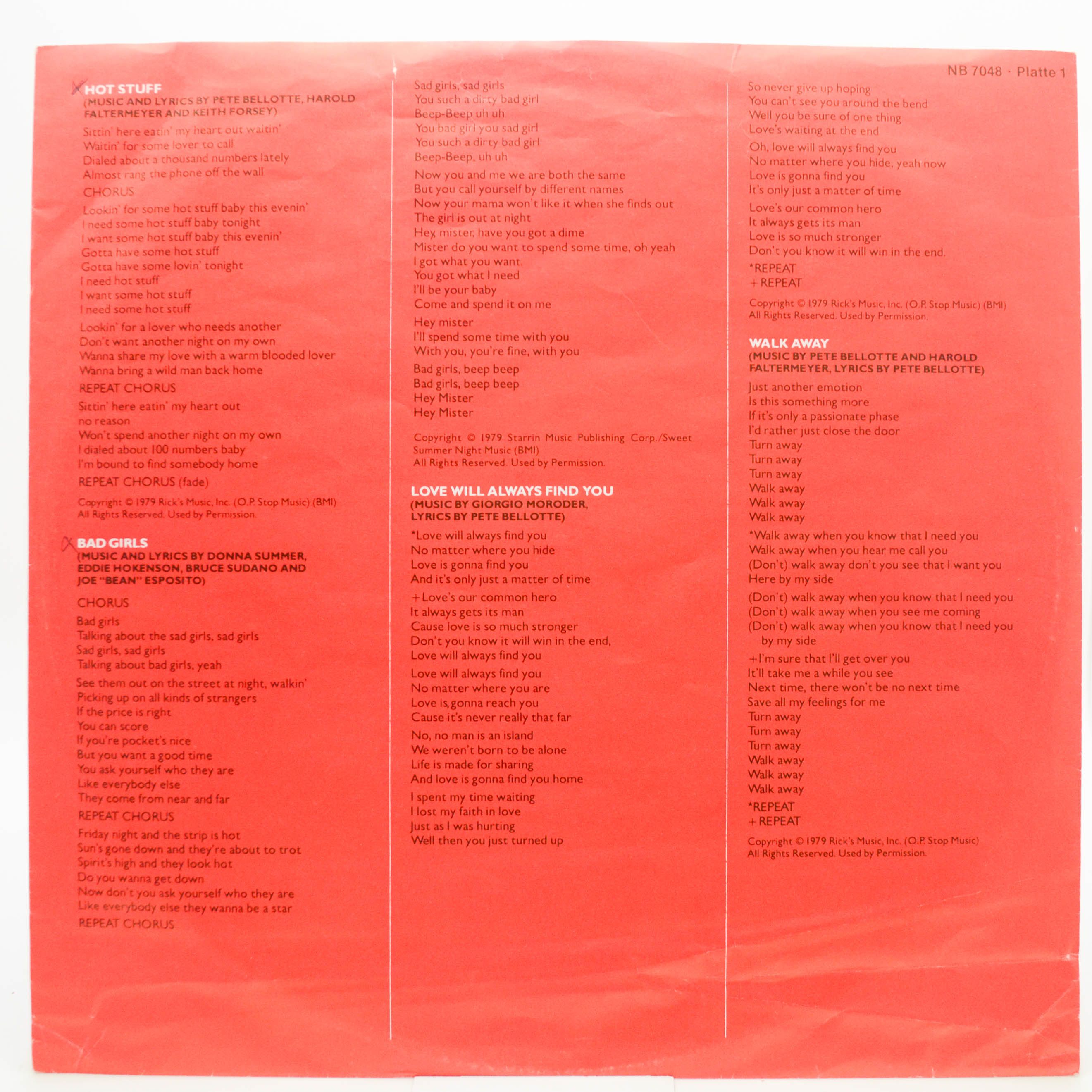 Donna Summer — Bad Girls (2LP), 1979