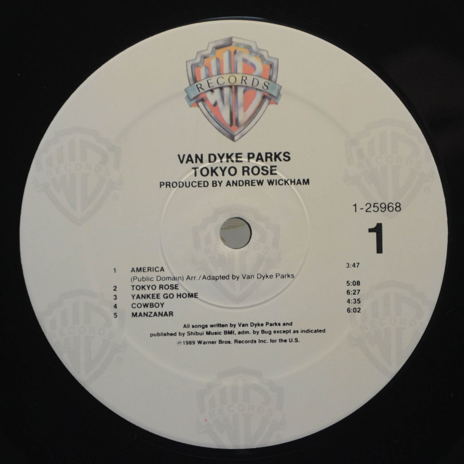 Van Dyke Parks — Tokyo Rose, 1989