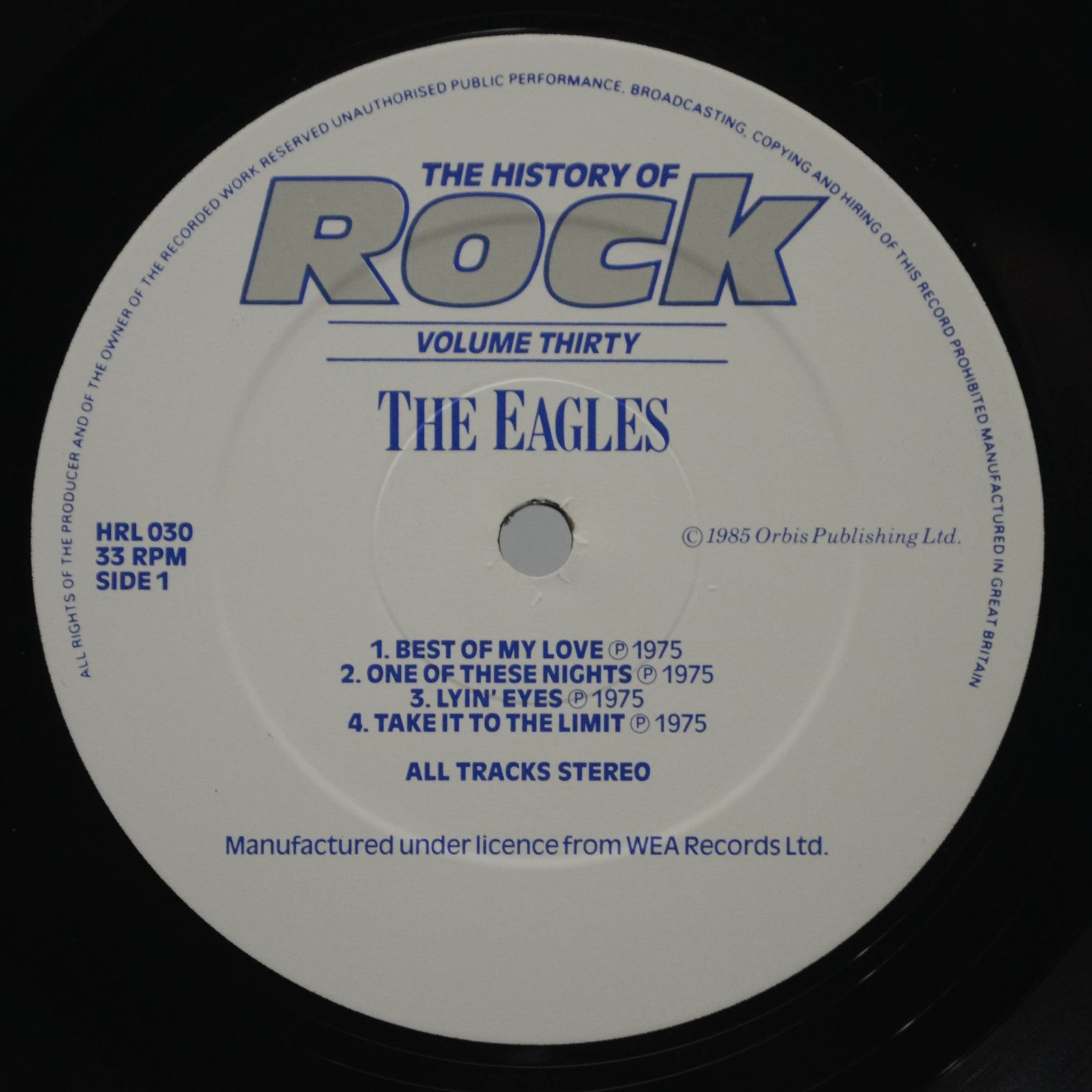 Eagles / Lynyrd Skynyrd / Steely Dan / Little Feat — The History Of Rock (Volume Thirty) (2LP, UK), 1985