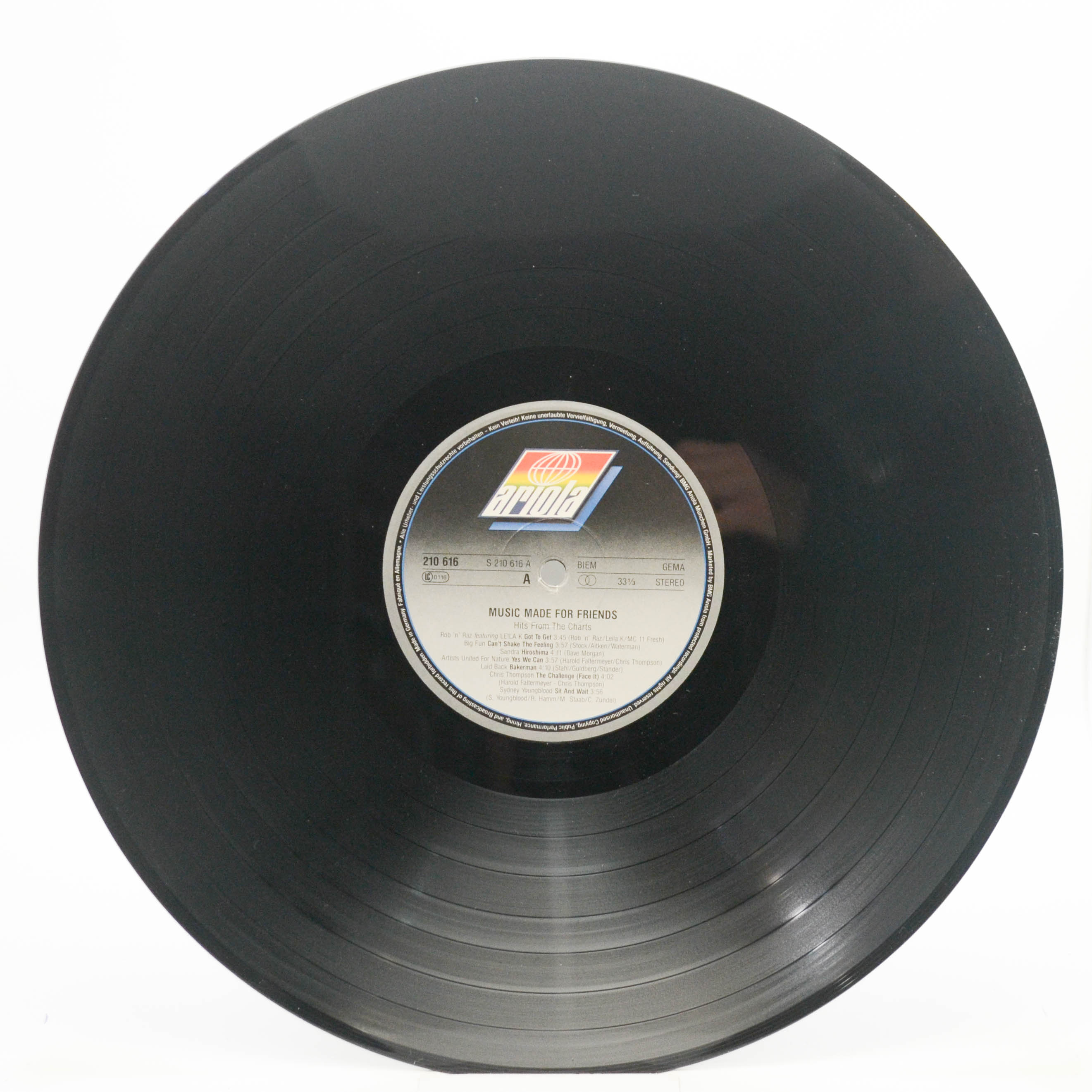 Various — Music Made For Friends - Hits From The Charts, 1990