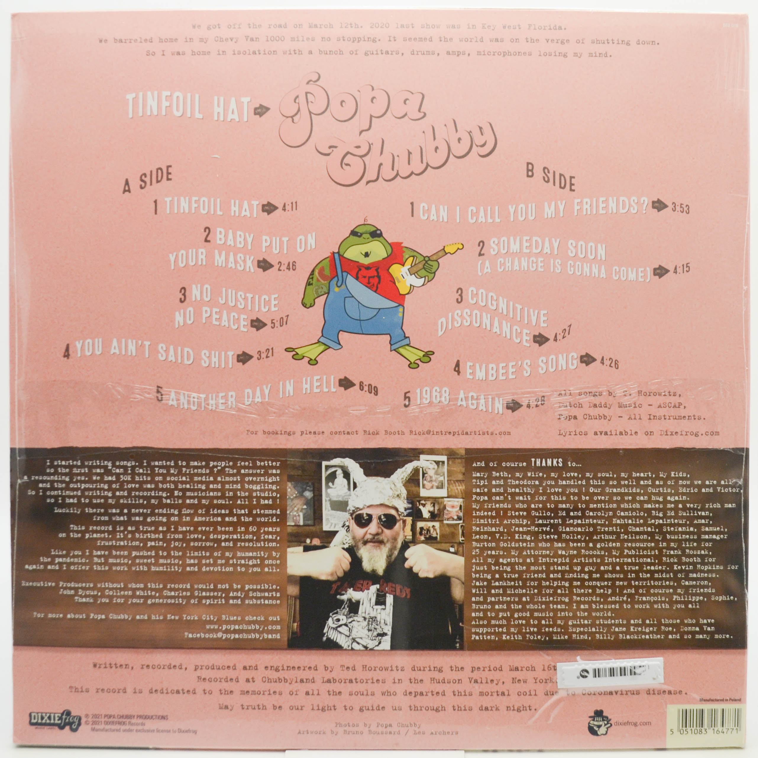 Popa Chubby — Tinfoil Hat, 2021