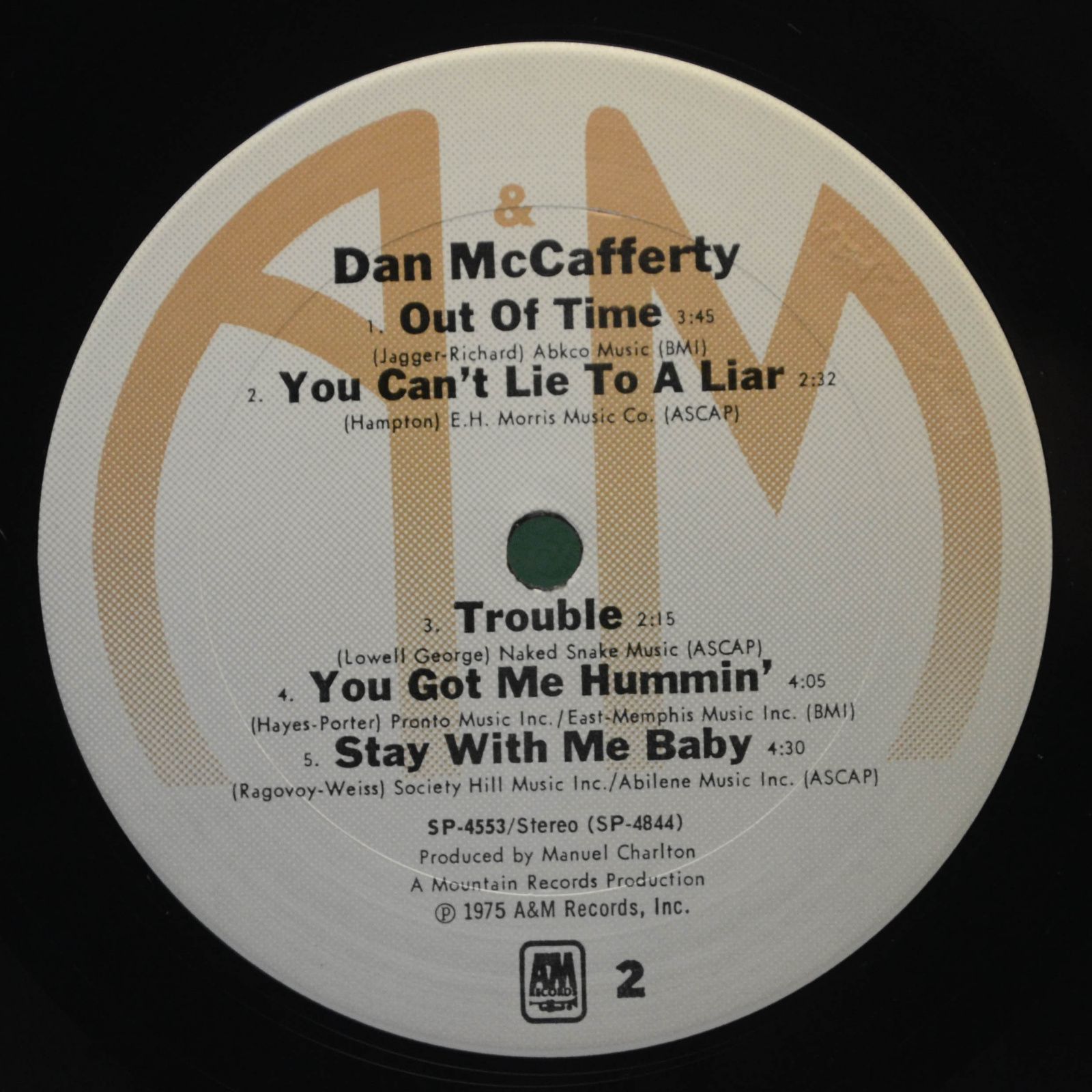 Dan McCafferty — Dan McCafferty (USA), 1975